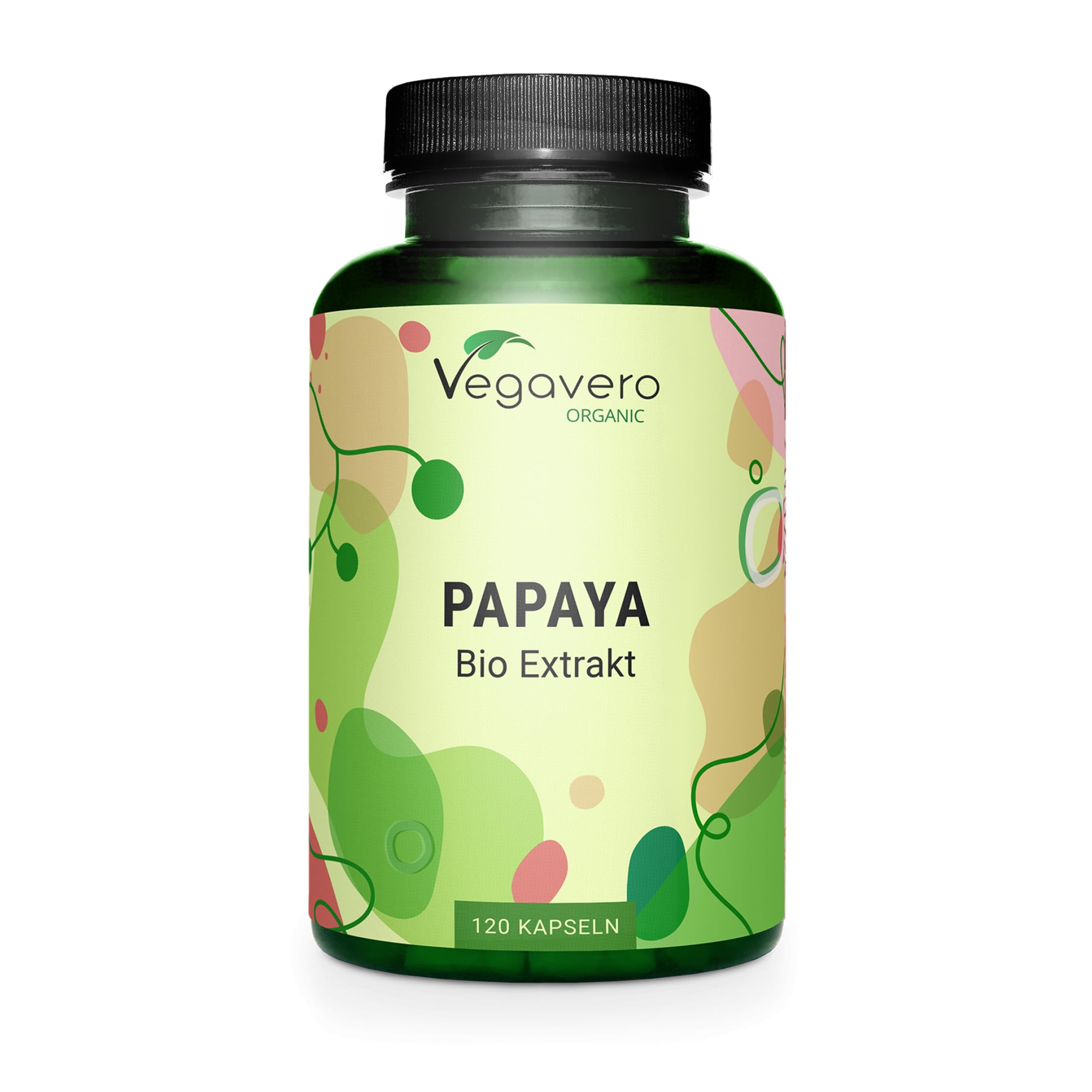 PAPAYA BIO Vegavero® | 700 mg | Biologica dall'Europa | 120 capsule | per DIGESTIONE e DIFESE IMMUNITARIE | Vegan