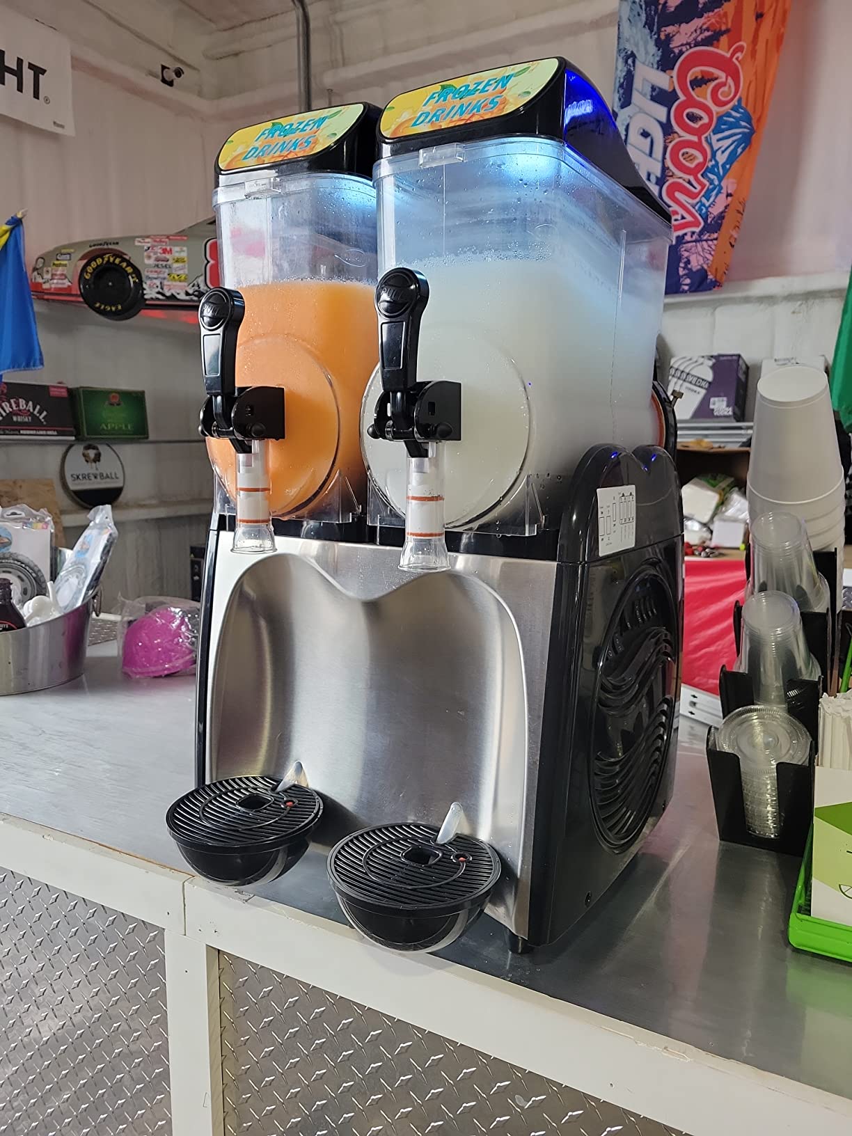 77/mo Finance GSEICE Margarita Machine, 110V Commercial Slushy