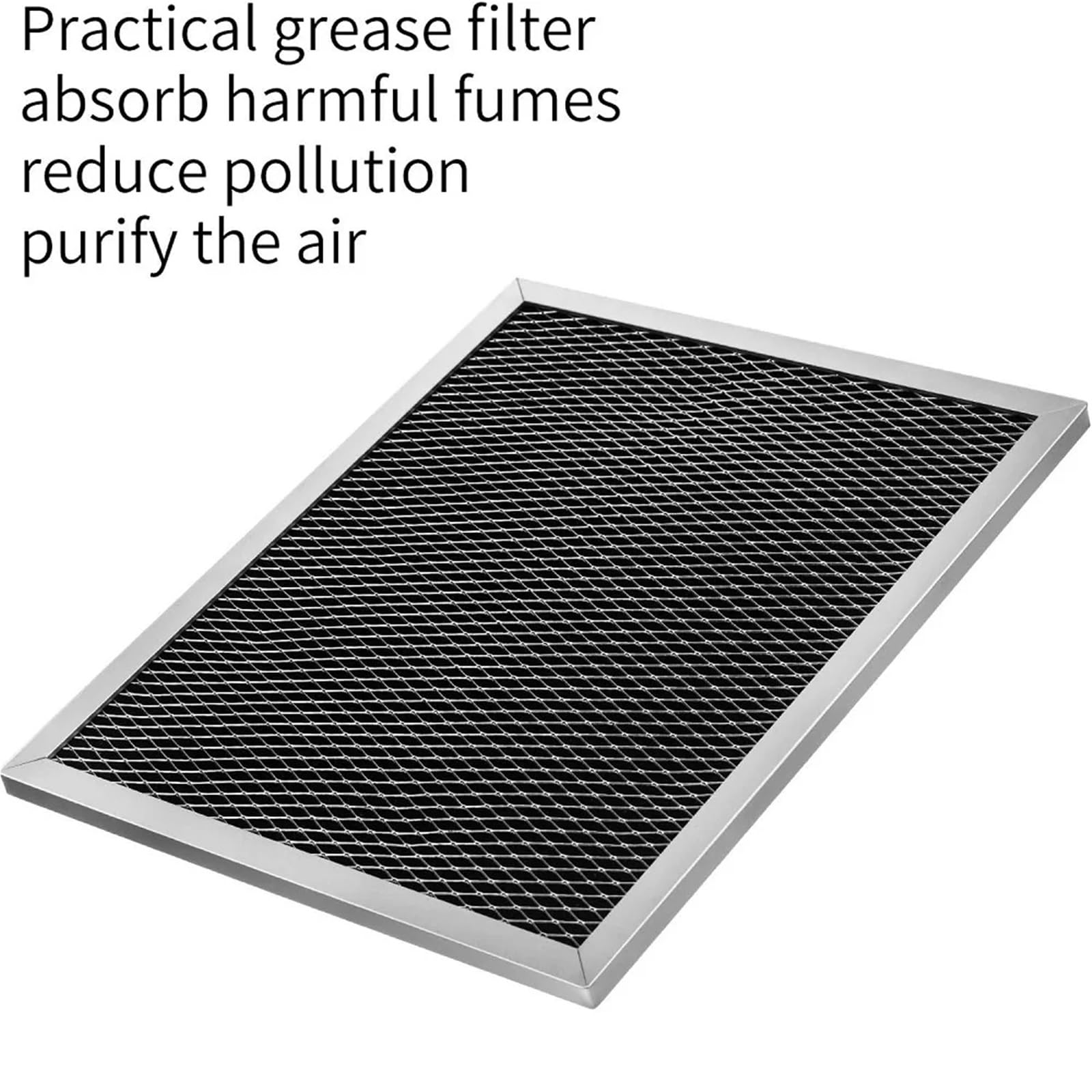 Remplacement du filtre de la hotte aspirante Lot de 4 filtres à charbon en aluminium for hotte cuisinière compatibles avec Whirlpool