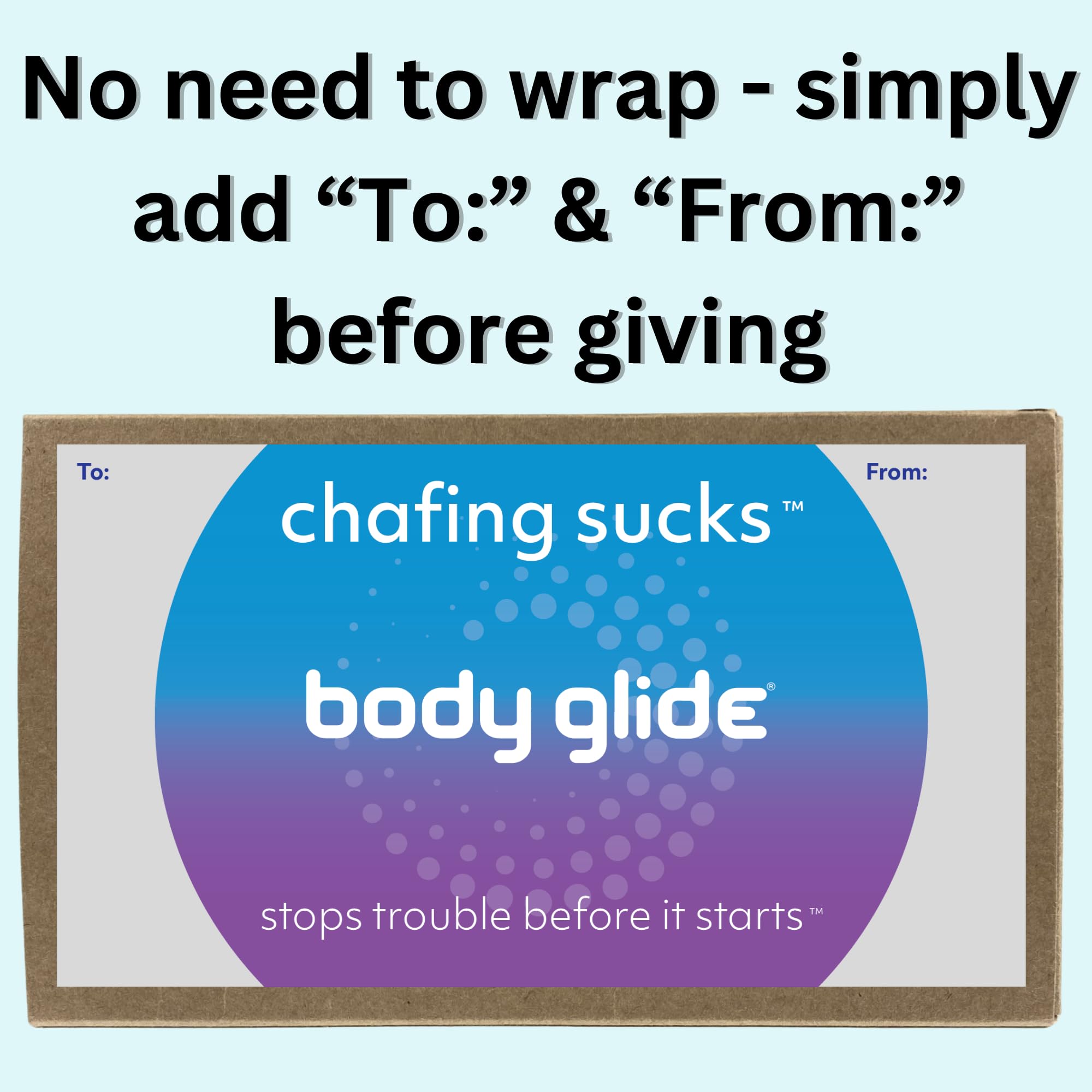 Body Glide Body & Foot Glide Gift Set | Complete Skin Protection for Sports, Play & Everyday | 1.5oz Body Anti Chafing Stick & 0.8oz Foot Glide Blister Prevention Stick