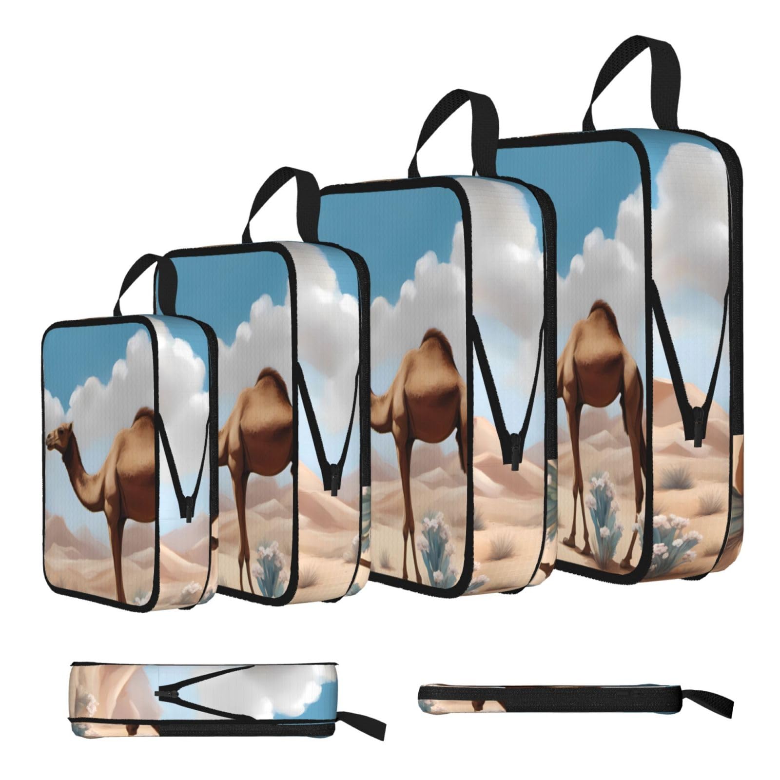 Walking camel Compression Packing Cubes 4 Piece Set