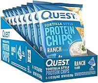 Vista 36 de Quest Nutrition - Chips de proteína estilo tortilla, Buffalo Ranch, 0.67 oz de proteína, 0.14 oz de carbohidratos netos, aperitivo de proteínas sin