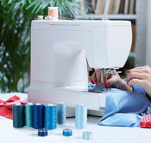 Miniatura 7 de ilauke - Hilo de coser de 36 colores de 700 yardas y un total de 210 piezas de hilo de bobina, bobinas preenrolladas y carretes de hilo por carretes