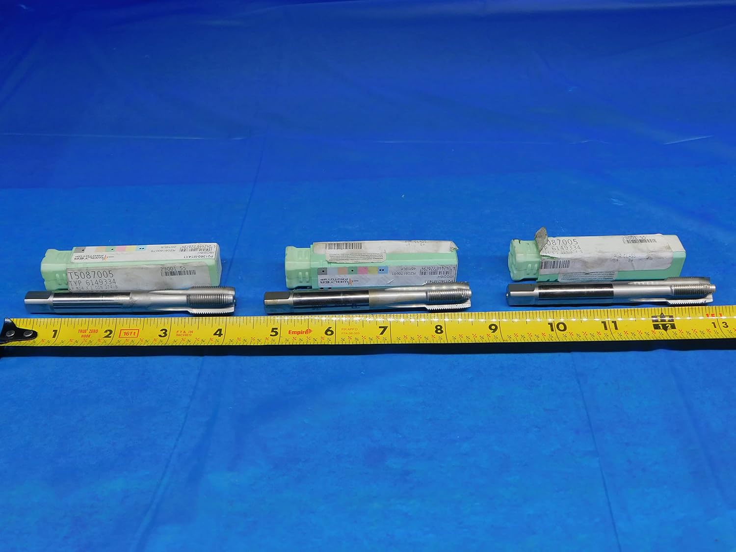 3PCS Walter Prototyp M14 X 1 ISO2 / 6H HSSE Plug TAP 4 Spiral Point FL 14 P21360 - AR3060AC1