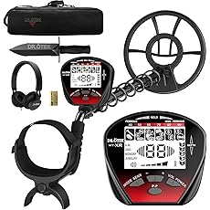 DR.ÖTEK Metal Detector for Adults Professional and Heavy Duty Shovel Sand Sifter for Beach