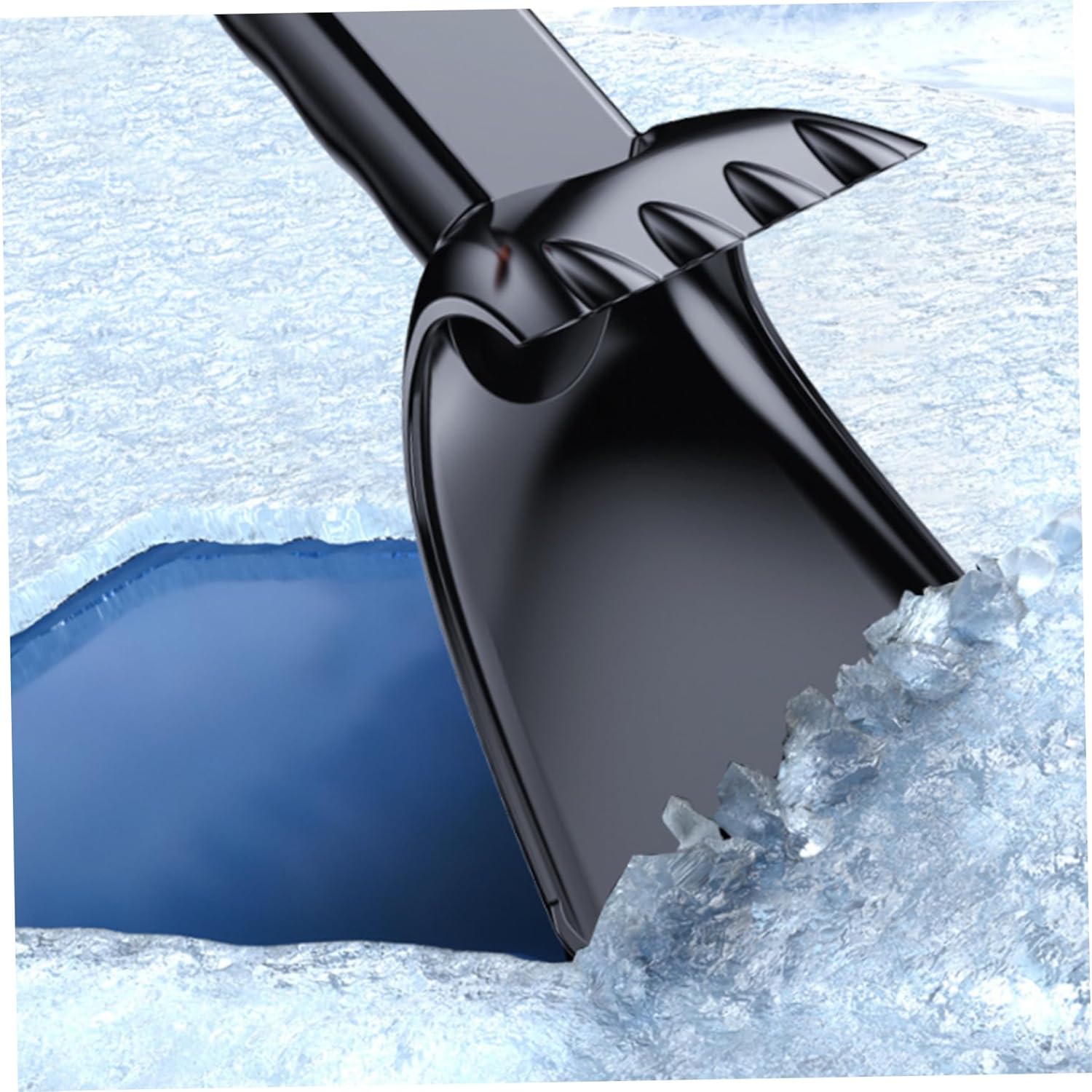 Ice Scraper for Car Windscreen Extendable Car Snow Shovel 5 in 1 180° Pivoting Snow Brush Kit with Ice Scraper and Foam Grip Detachable Removal Kit