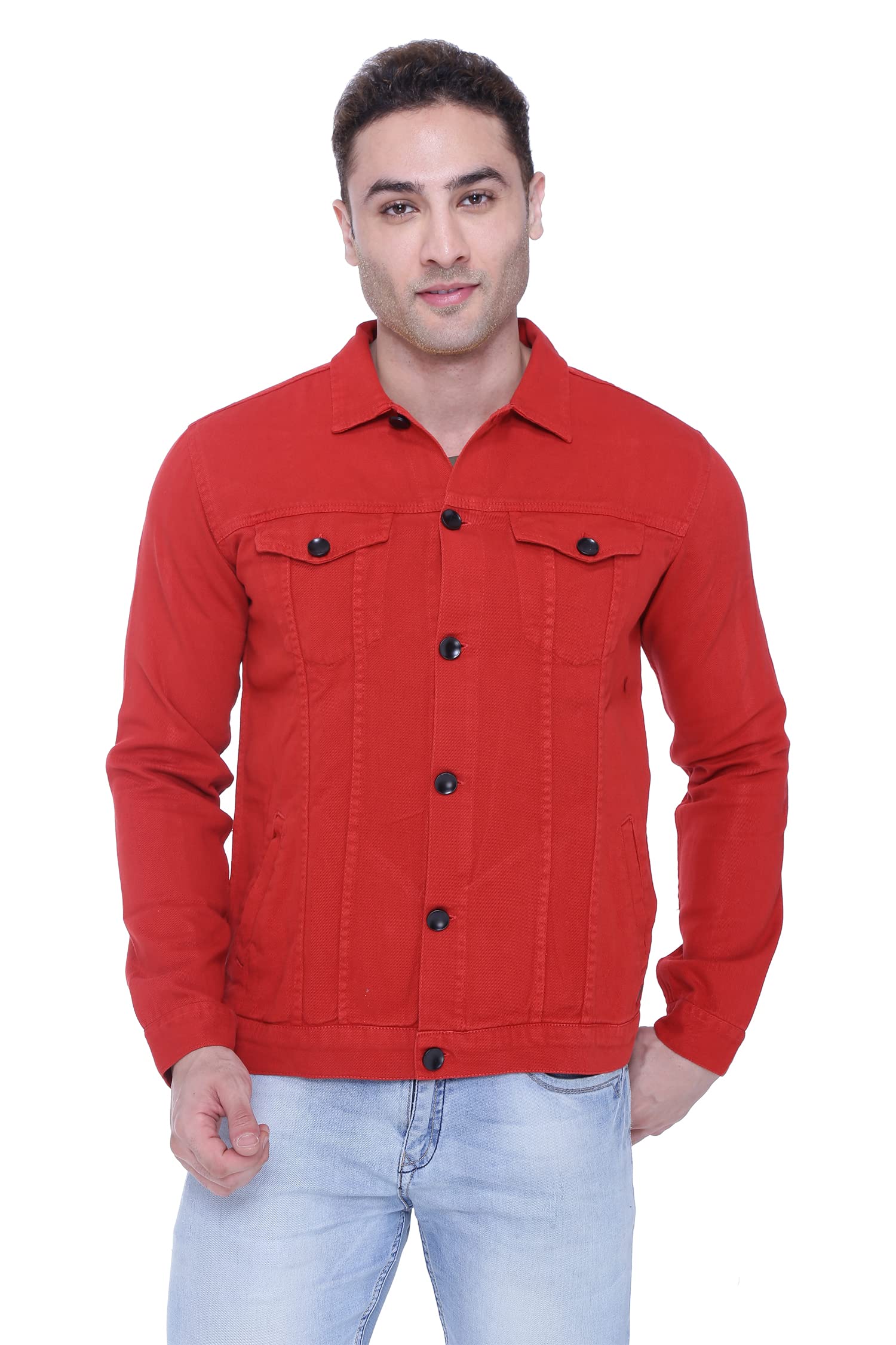 kuons avenue Men's Regular Fit Trucker Jacket | Denim Jacket For Men-picture-26