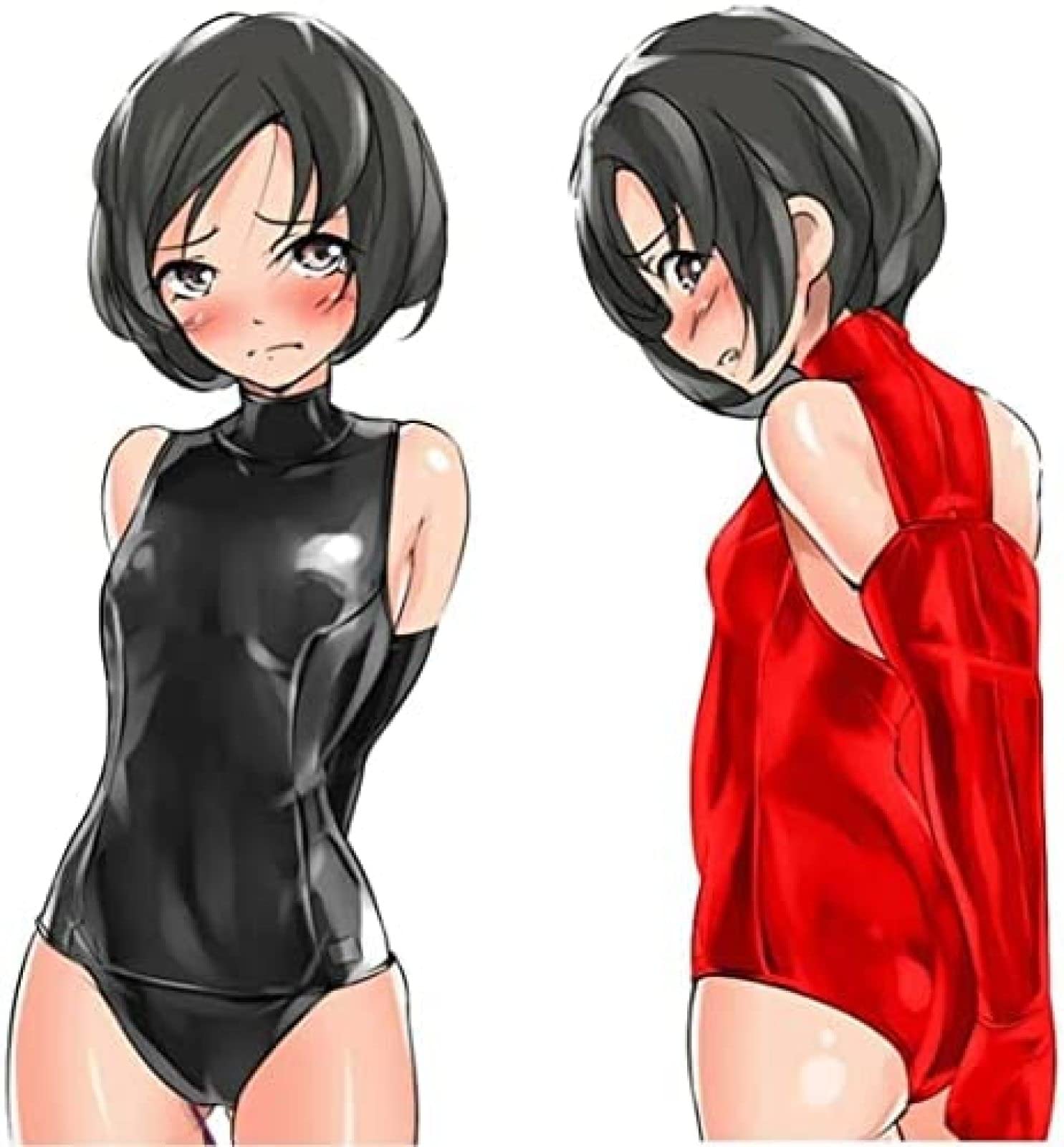Body En Cuir D'agneau Noir - Style Fetish BDSM, Manches Longues, Fermeture Zip - Fait Main Sur Mesure
