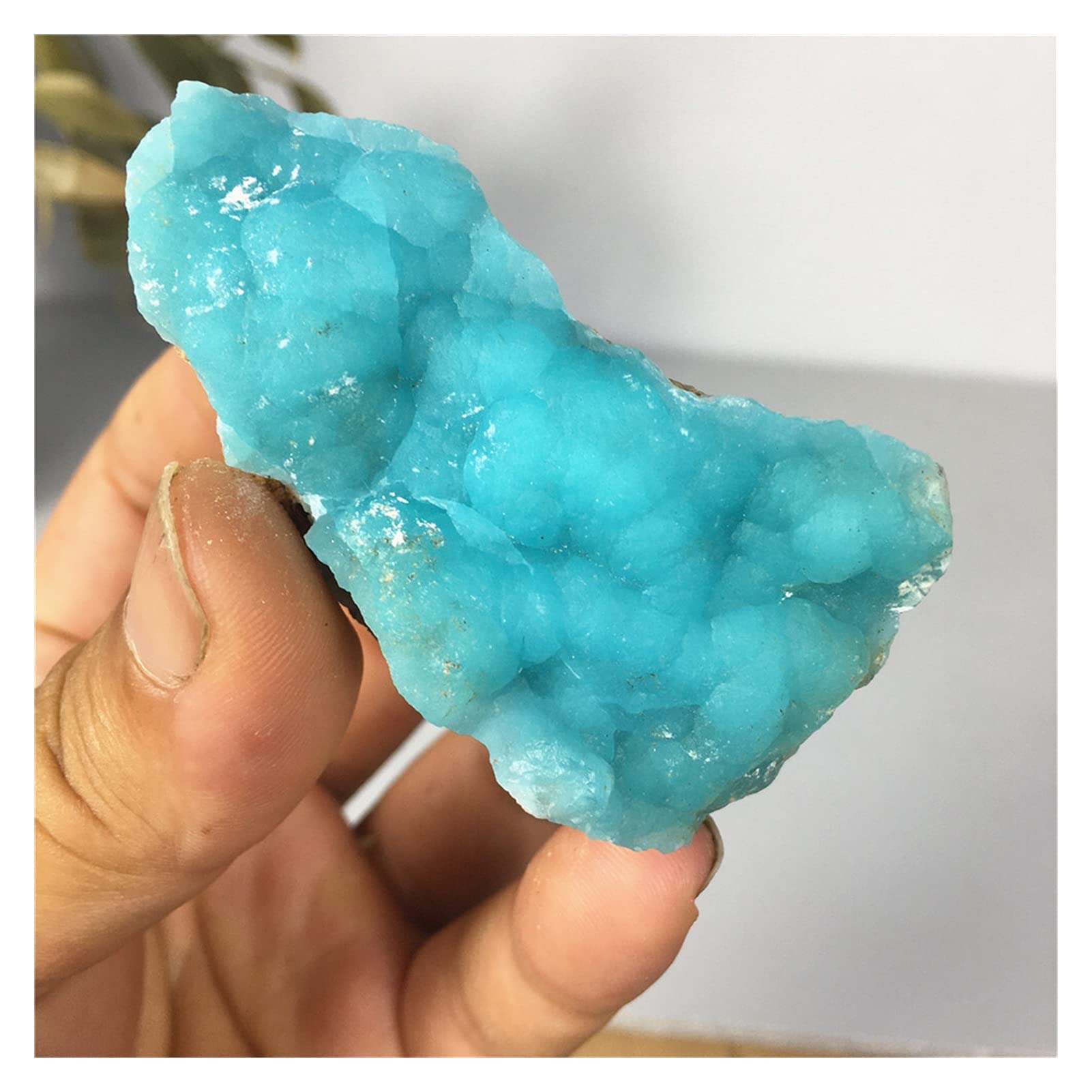 Hémimorphite cristal naturel brut bleu vert quartz pour lithothérapie et chakra