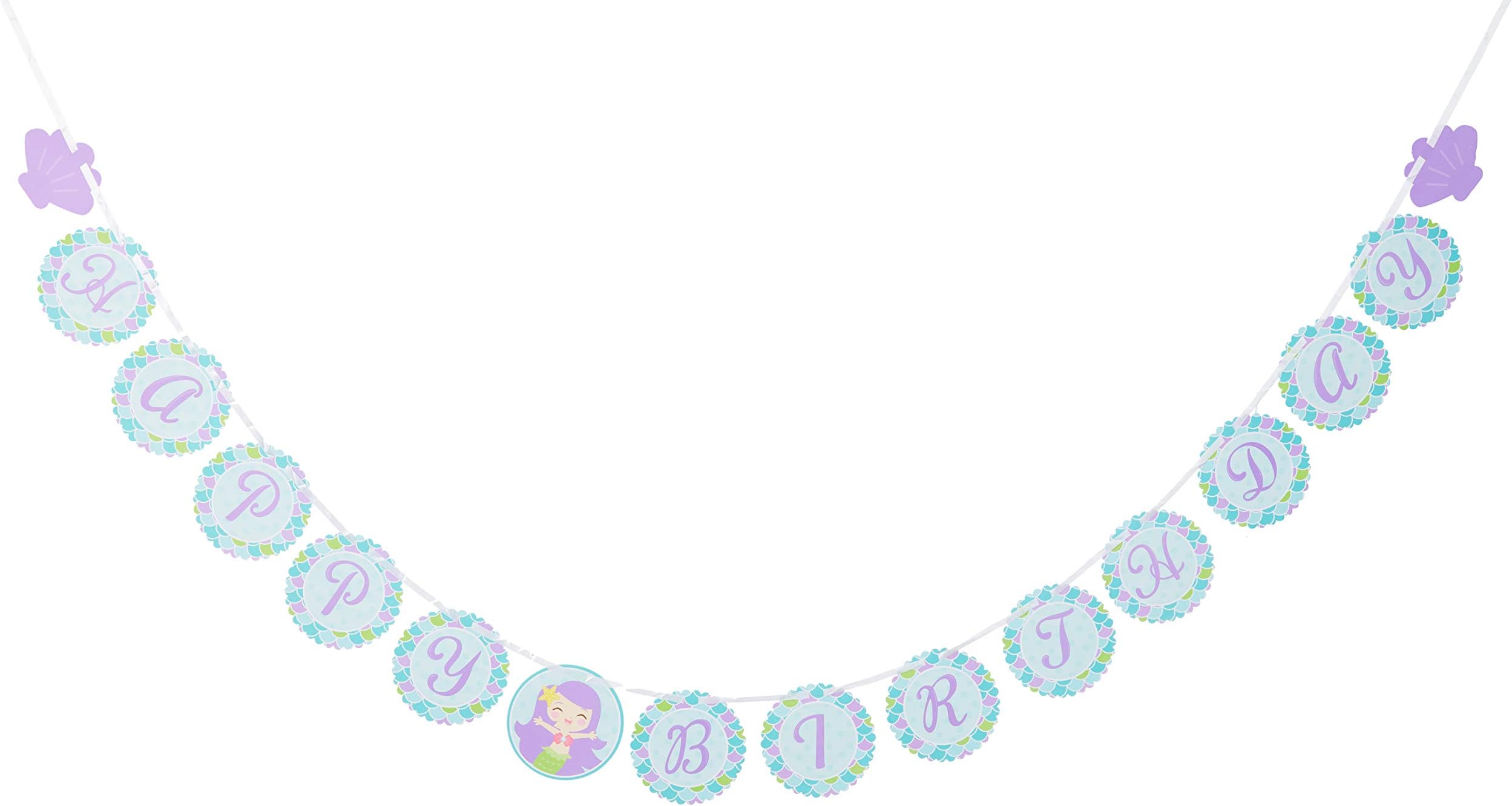 Mermaid Ribbon Banner