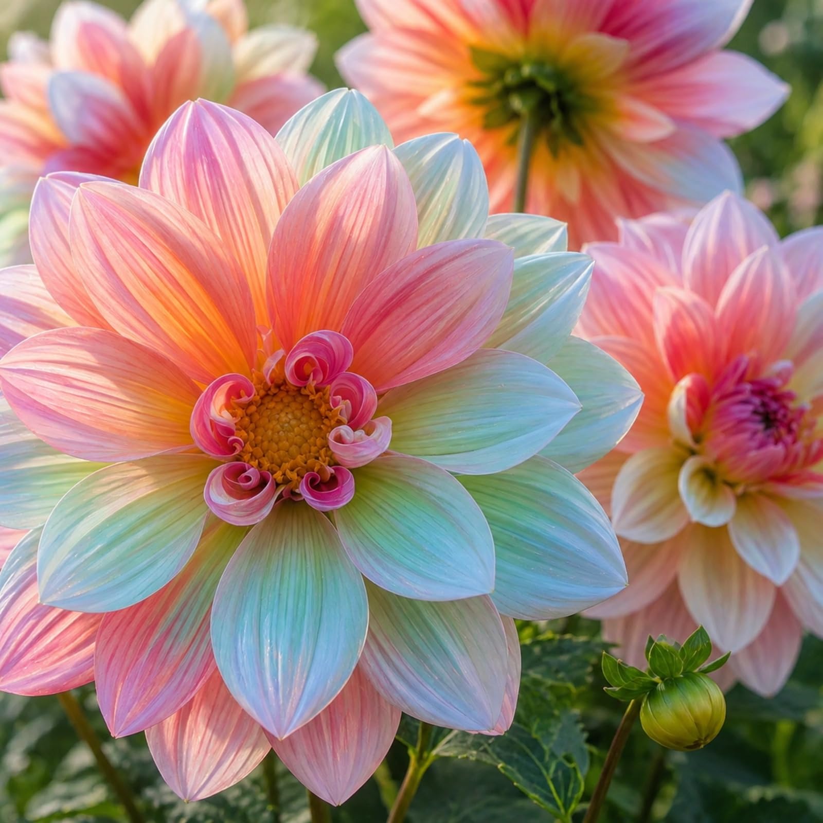 Stunning Dahlia Bulbs for Planting, Excellent Display for Your Garden- Ready for Plant Now UK-6 Bulbs-H