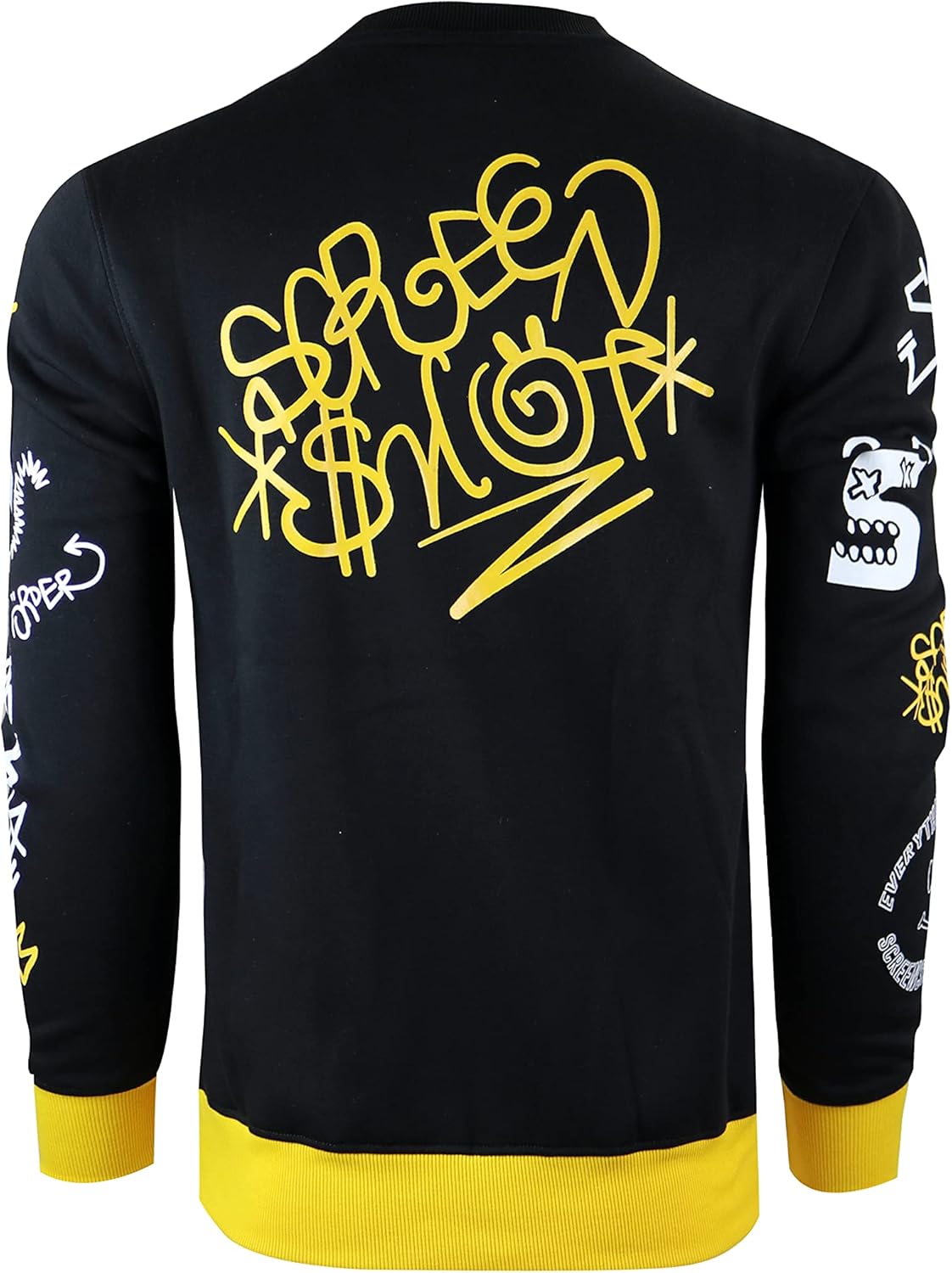 SCREENSHOT Mens Urban NYC Hip Hop Premium Fleece - Pullover Active Streetwear Fashion Crew Neck Sweatshirt - Image 5