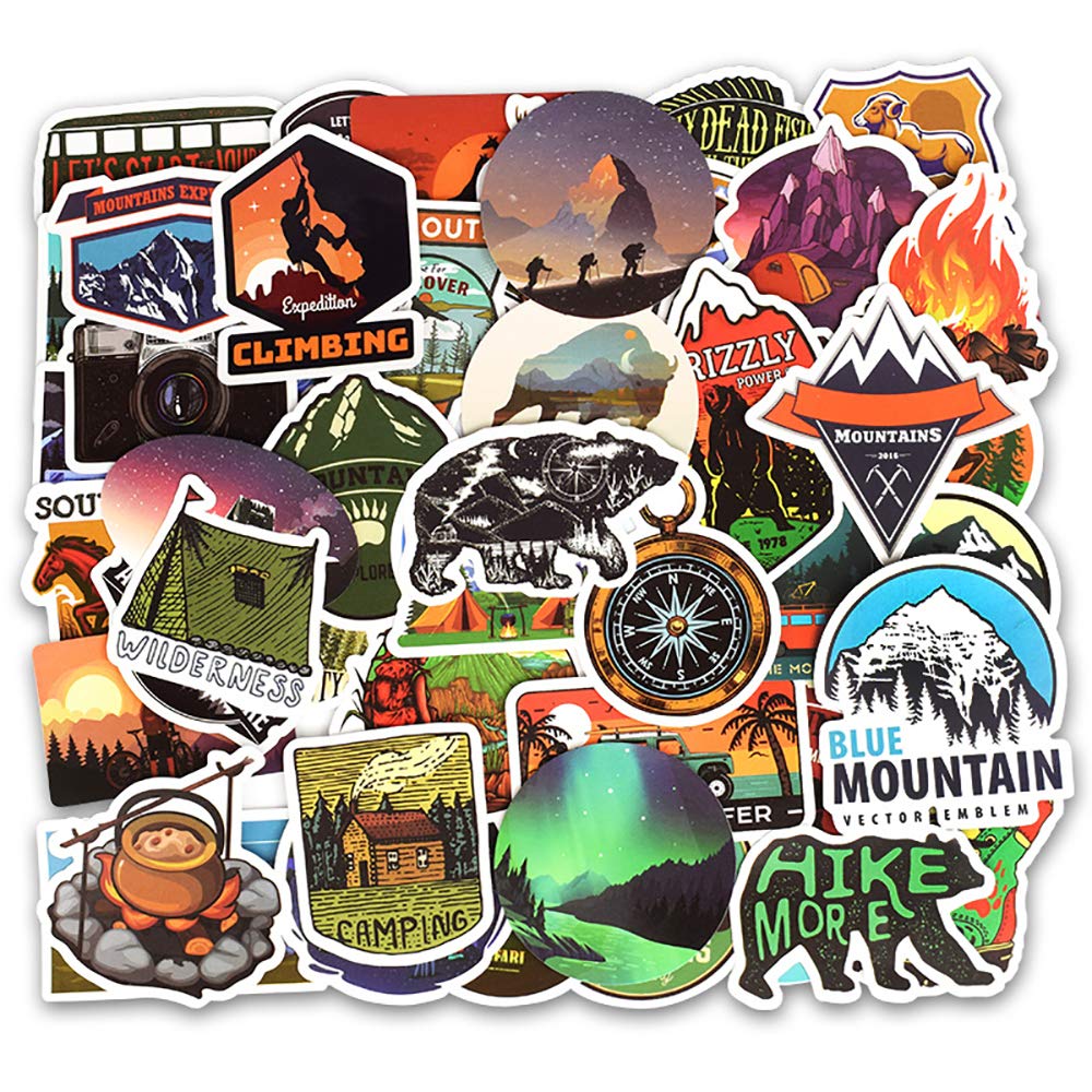 50PCS Gomettes Autocollantes Cocktail Graffiti Stickers Aesthetic Skate