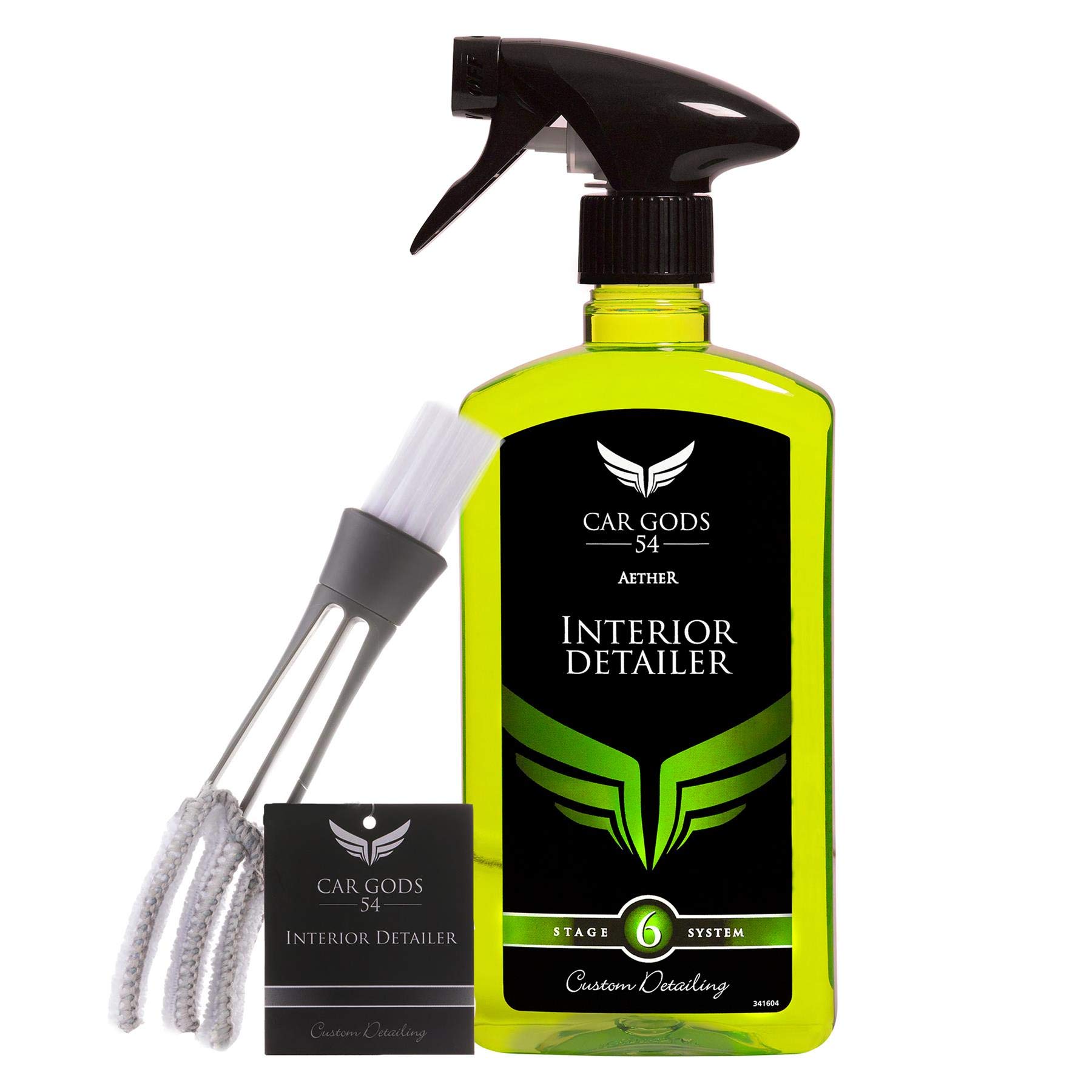 Buy Car Gods Interior Detailer Dashboard Glass and Plastic Trim Cleaner Detailing Brush Kit