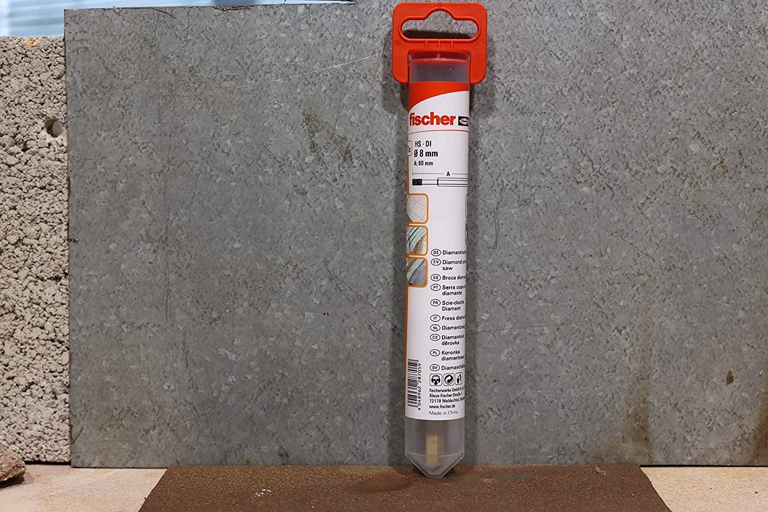 fischer - Broca diamante para azulejos, cristal HS-Di 6mm