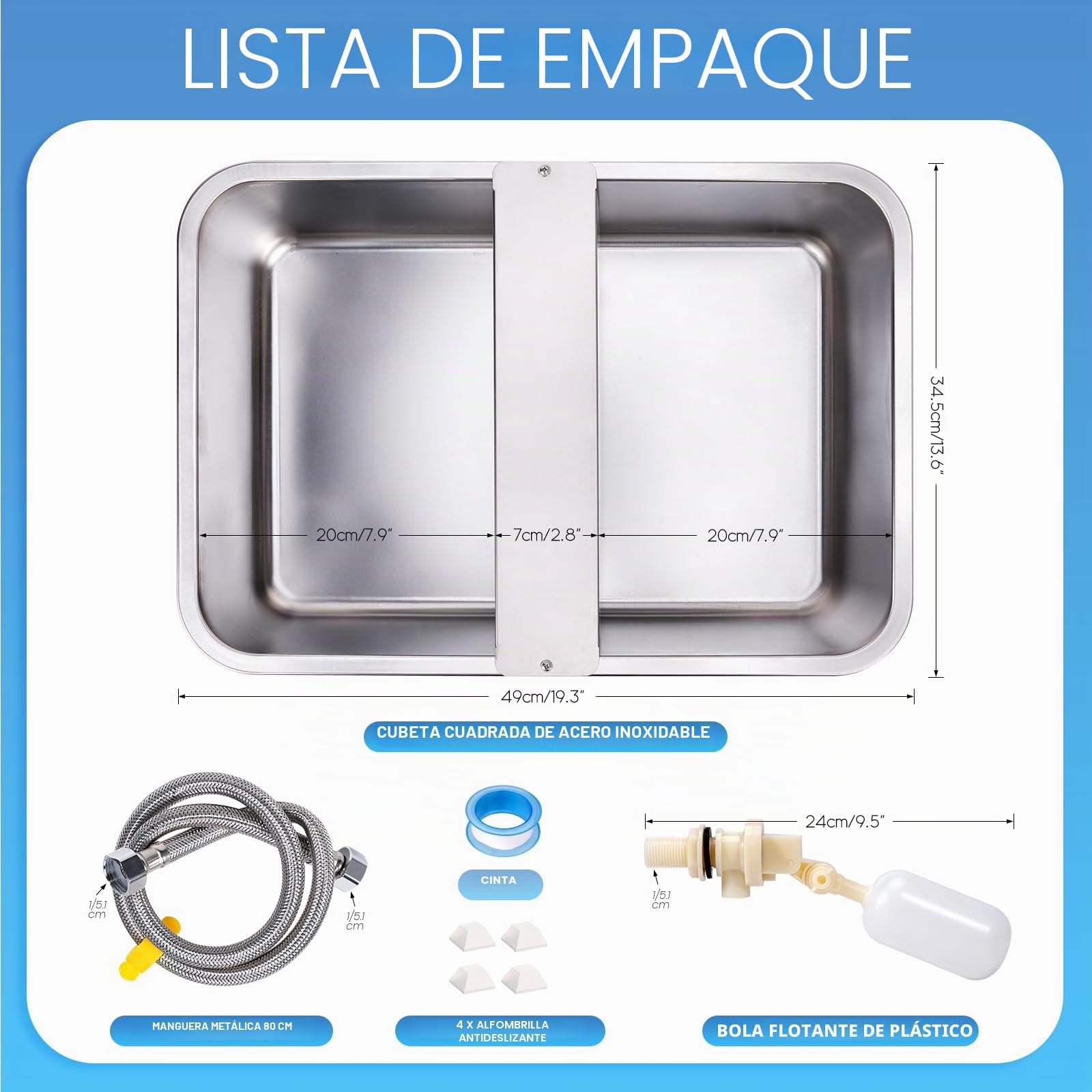 Dispensador Automático de Agua para Perros de 25L con Válvula Flotante, Bebedero para canino al Aire Libre para Dos chucho, Cuenco de Agua para Perros de Gravedad de Acero Inoxidable (Autocompletar)