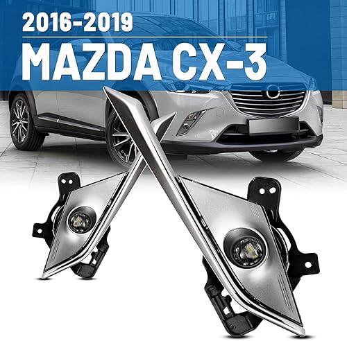 Miniatura 3 de Luces antiniebla compatibles con CX-3 2016 2017 2018 2019 cx3 Driver Passenger Reemplazo Lámparas Asamblea