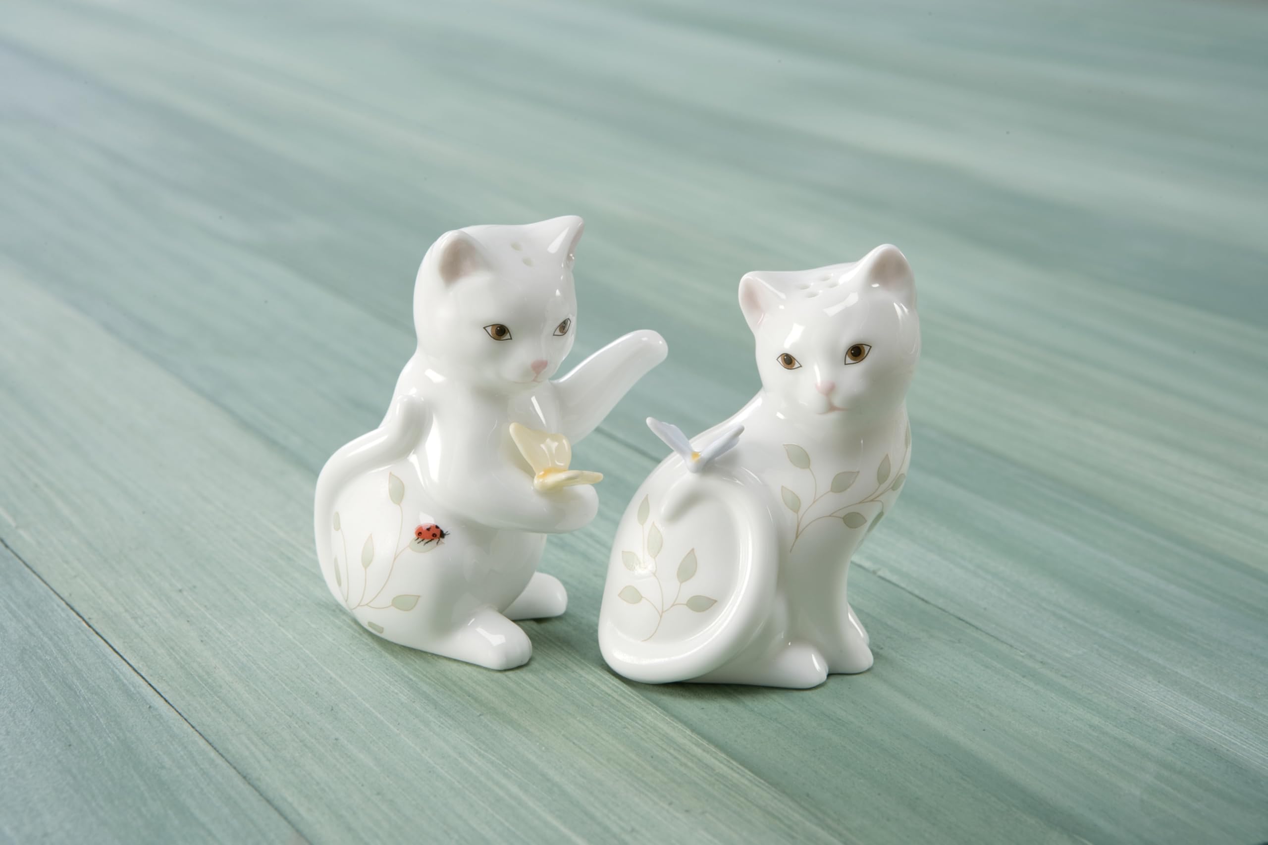 Lenox Conjunto de saleiro e pimenteiro Butterfly Meadow Figural