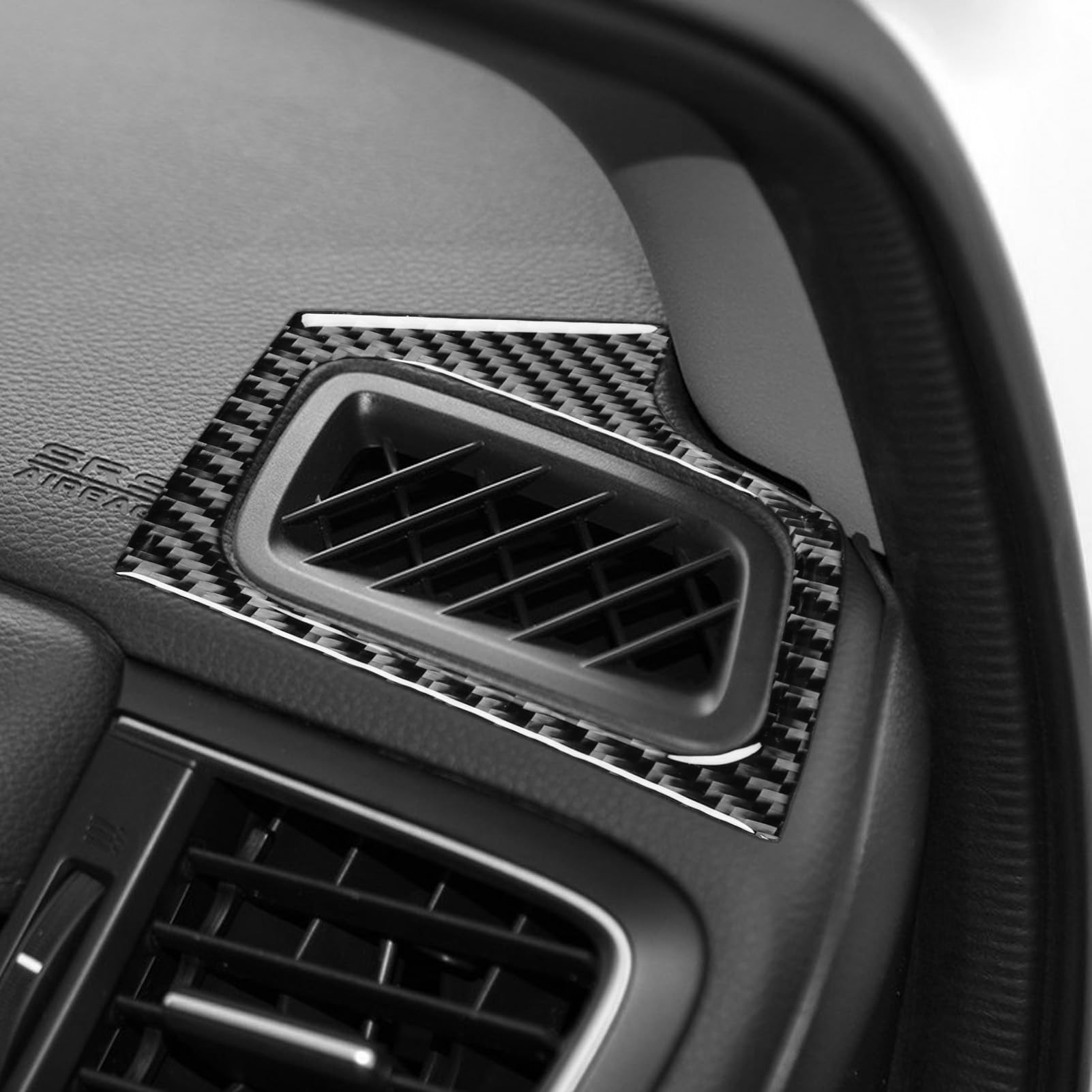 Real Premium Carbon Fiber Compatible with Honda CRV 2017 2018 2019 2020 2021 Accessories Car Instrument air Vent Cover Sticker Decal Auto Interior Trim