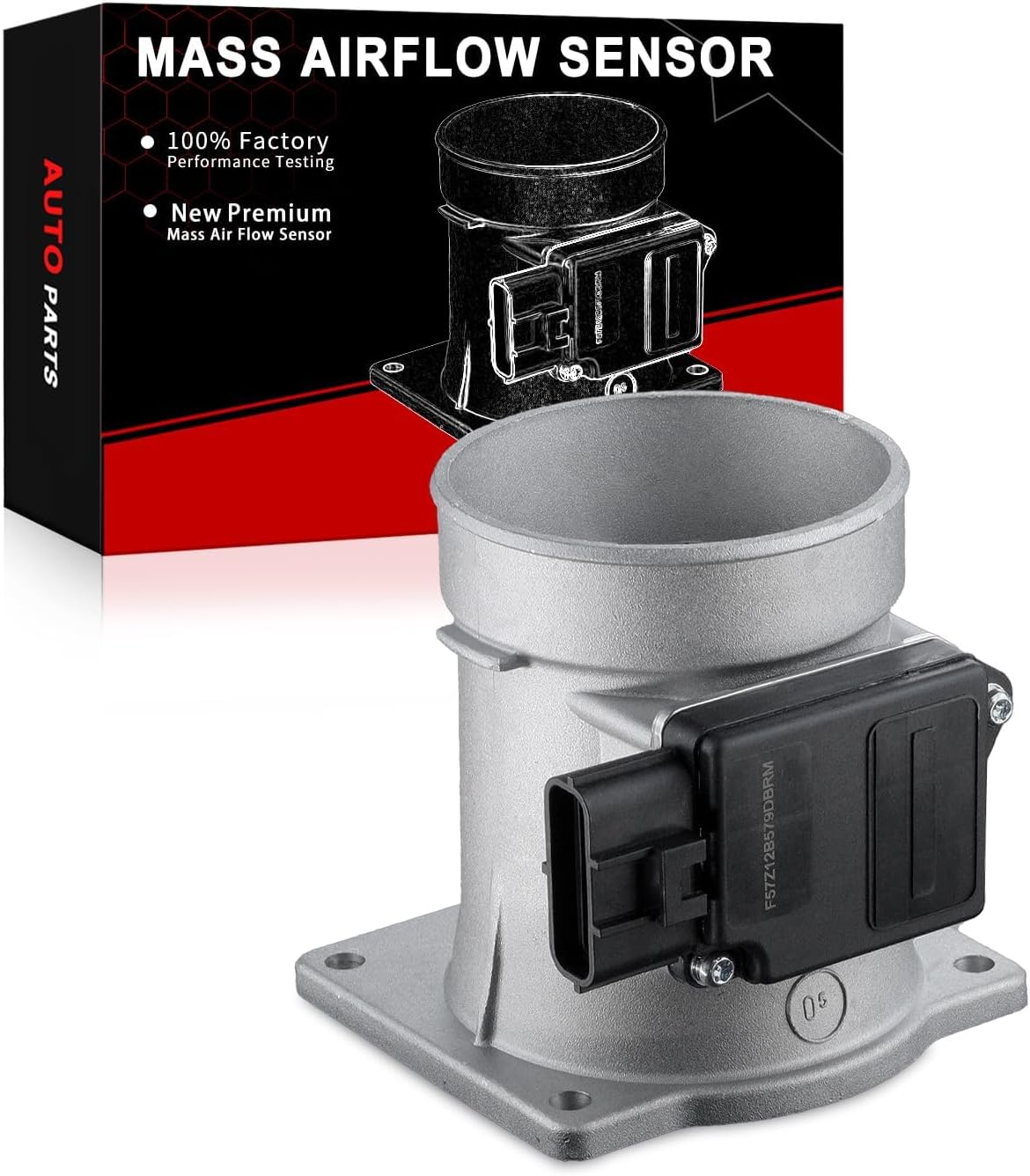 Mass Air Flow Sensor for:-Ford Ranger 1995-2000 for:-Mustang 1996-2000 Explorer 1996-1998 Aerostar 1996-1997, for:-Mazda B4000 1995-2000, 3.8L 4.0L 5.0L Replacement OE#F57Z12B579DBRM