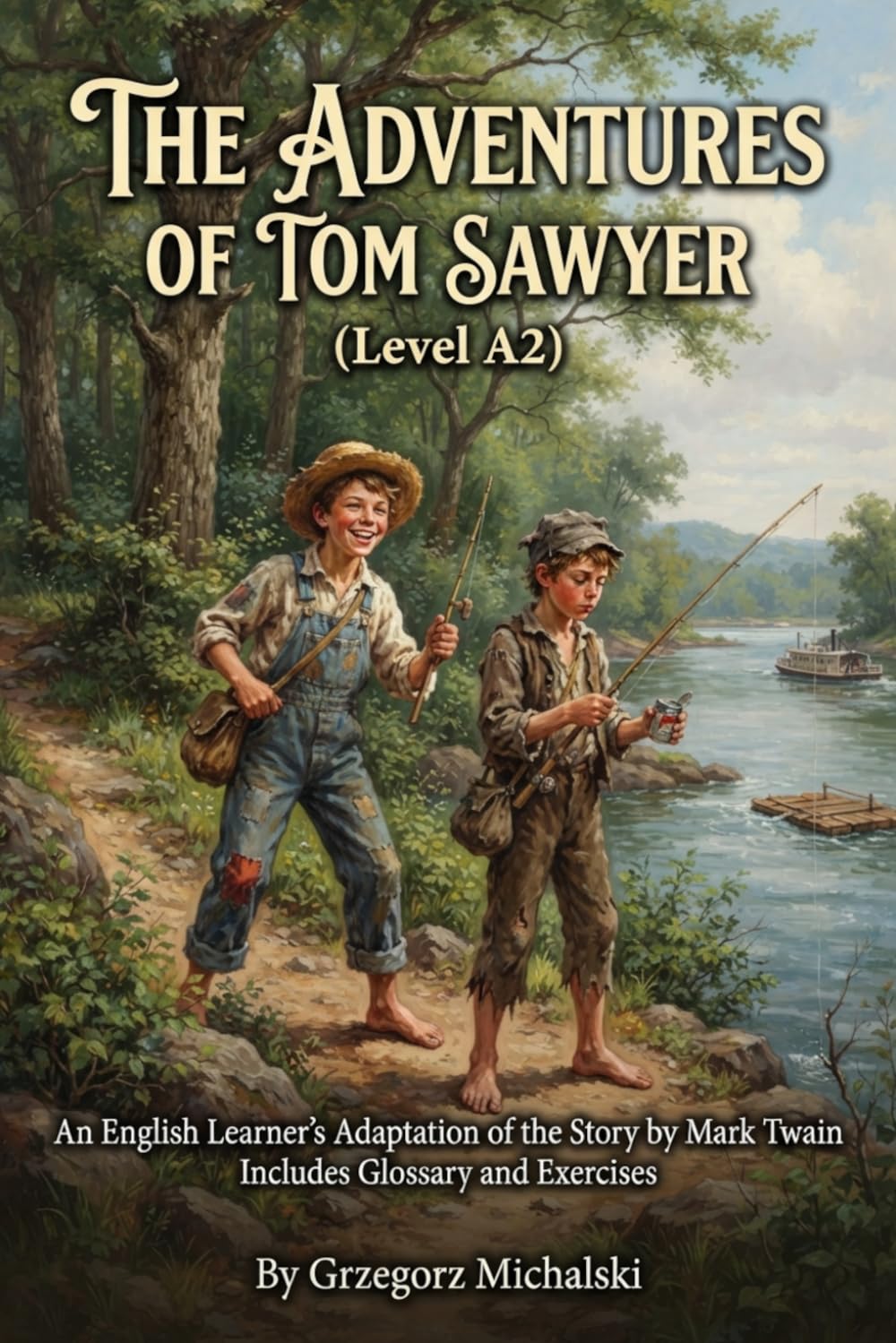 The Adventures of Tom Sawyer (Level A2): An English Learner's Adaptation of the Story by Mark Twain | Includes Glossary and Exercises