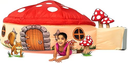Miniatura 104 de The Original Patentado AirFort – Construye un fuerte en 30 segundos, fuerte inflable para niños, tienda de campaña de juego para 3 a 14 años, una