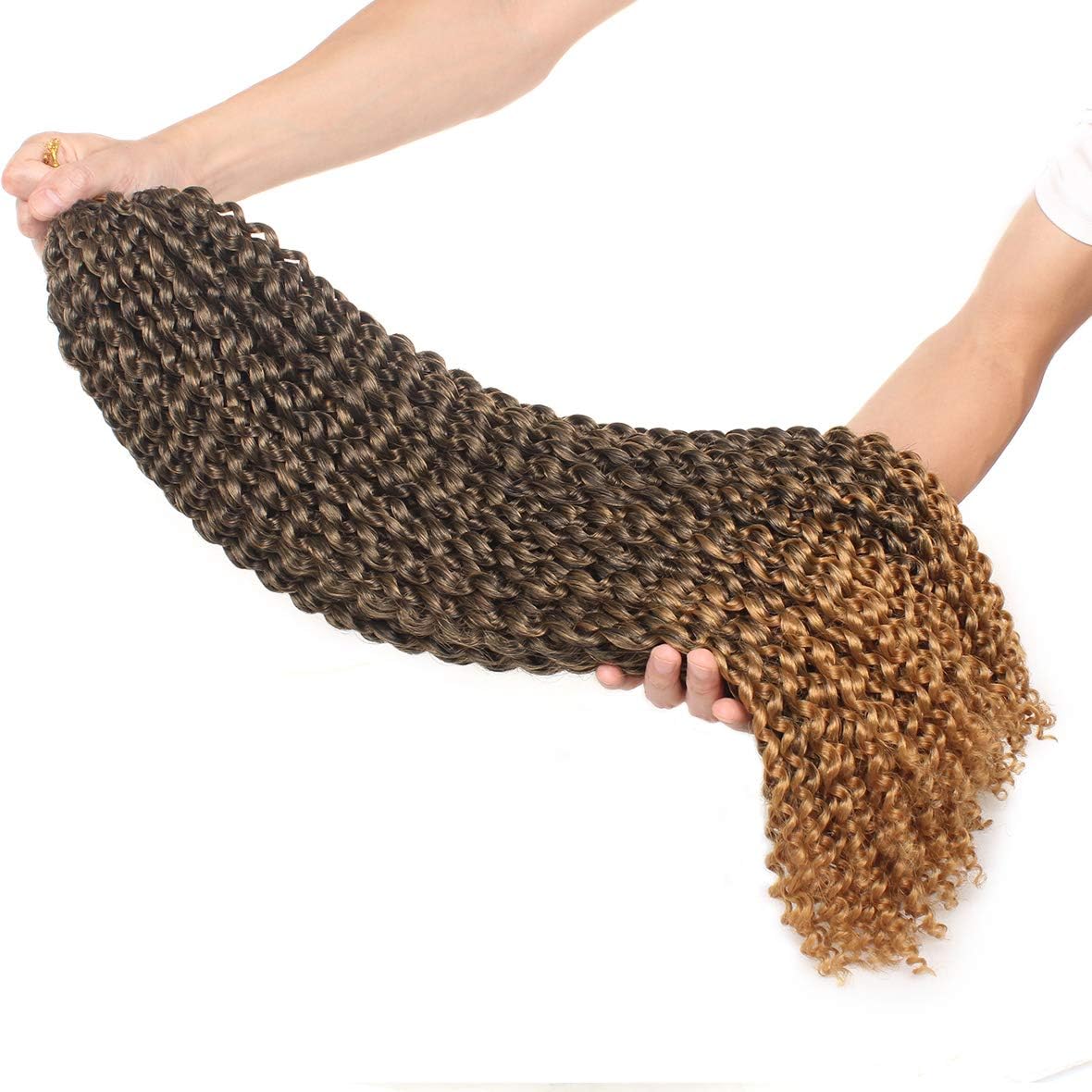 Xtrend 24 Inch Passion Twist Water Wave Crochet Braids - 7 Packs Synthetic Crochet Braiding Hair - Long Bohemian Braids - T27# - Image 3