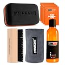 SNEAKARE Travel Shoe Cleaning Kit | Contains 100ml Shoe Cleaner, 1 Medium Shoes Brush, 1 Microfiber Cleaning Cloth (Microfiber Towel) & 4 Shoes Wipes | Suitable for Leather, Canvas & Sneakers gallery image