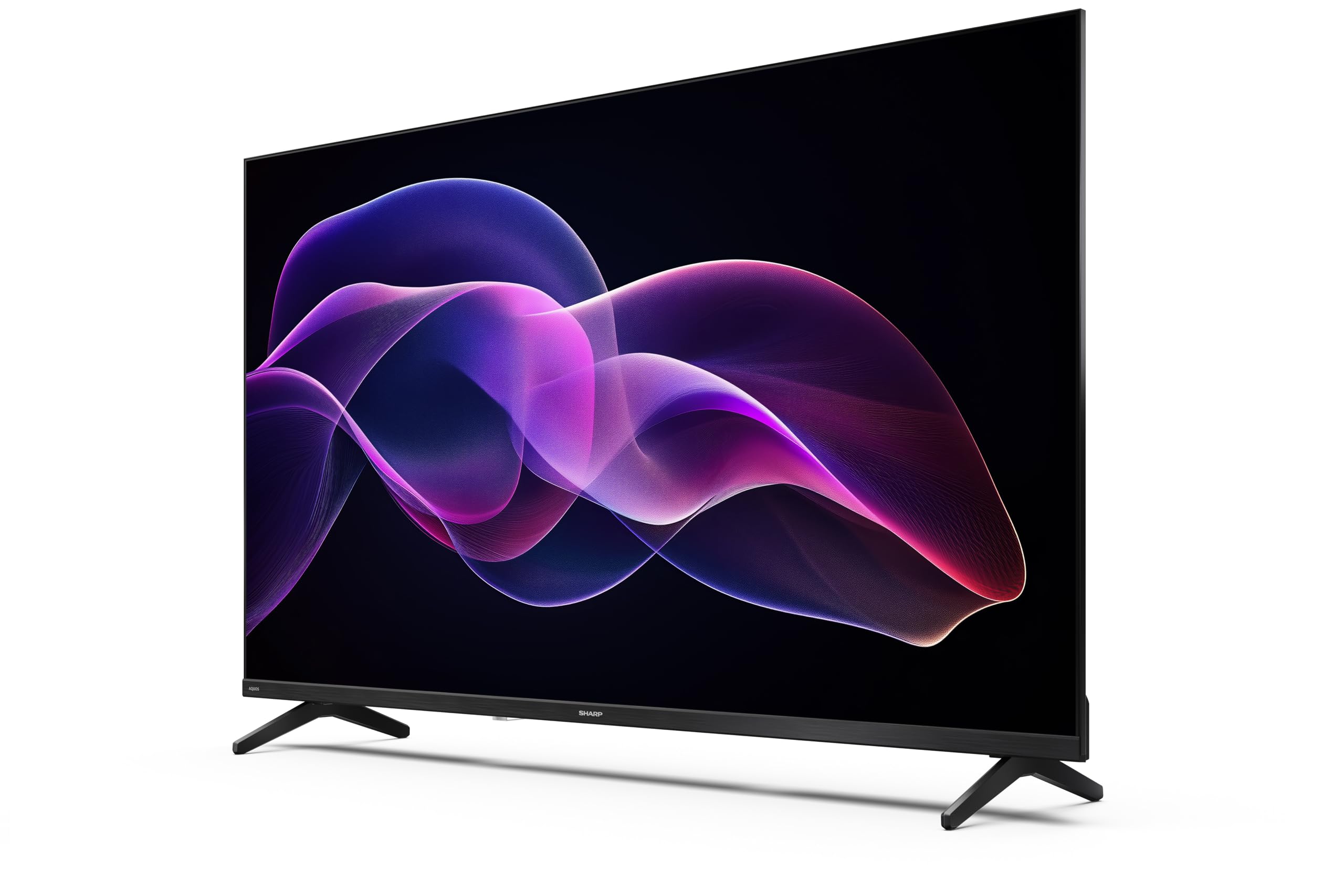 Sharp 40HF3365E - Google TV, 40" FHD, Frameless, 60Hz, QLED, Google Assistant con microfono, Chromecast,Bluetooth, Sonido 2x8W, HDMIx3, USBx2, Color Negro
