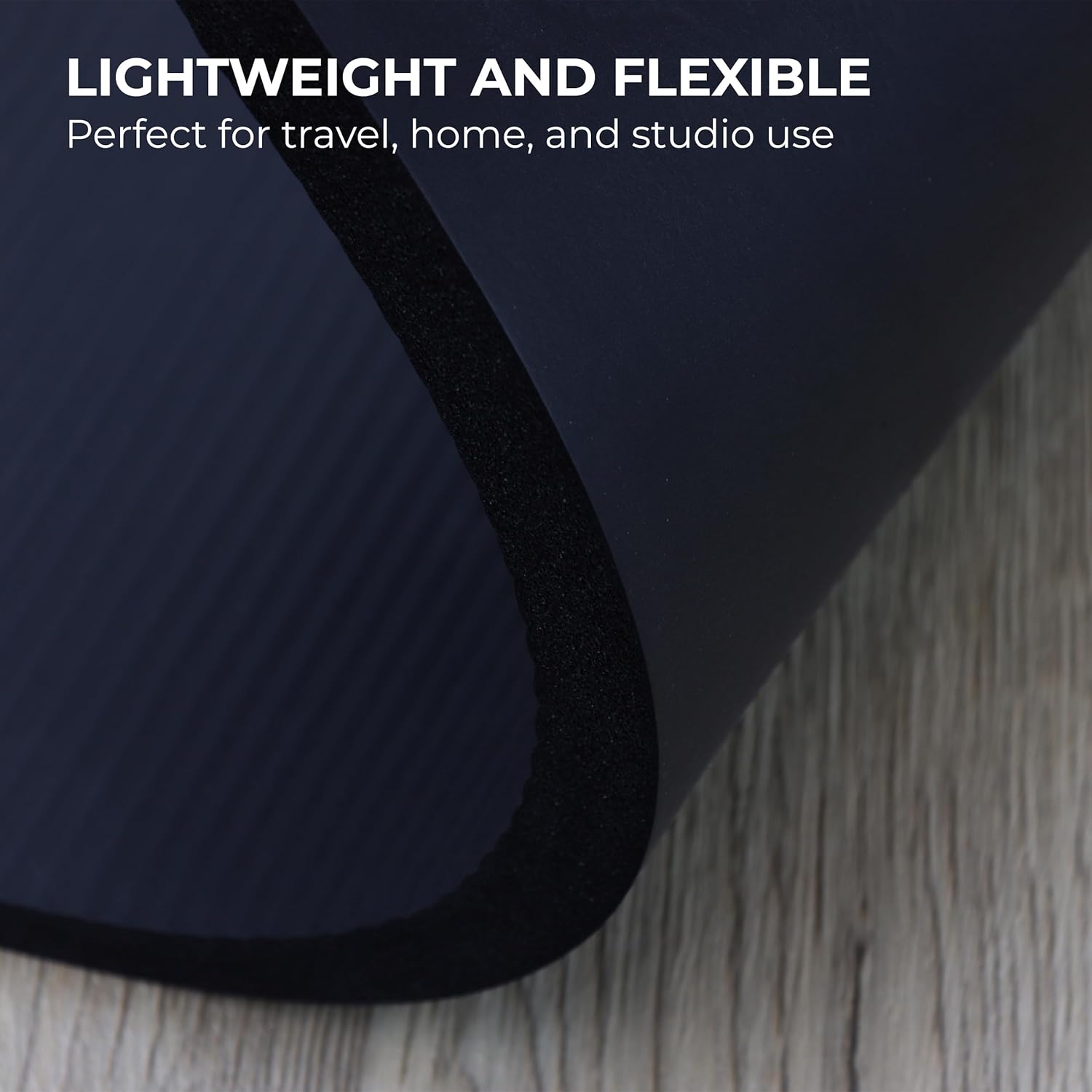 Mount Adams Knee Pad Cushion, 24 by 12 Inches, 15mm Thick, Workout Elbow Pads for Planks, Pilates, or Exercise, Fitness Kneeling Mat for Schools and Studios, Pack of 10 (Black) - Image 4