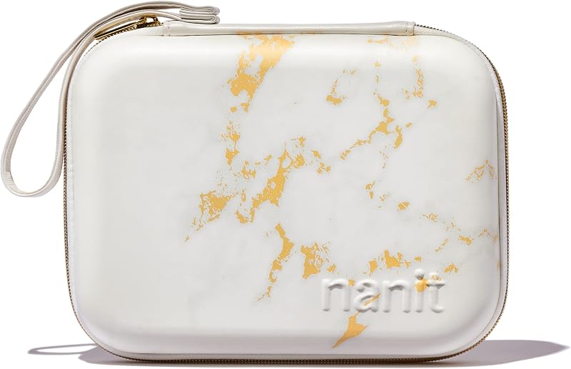 Nanit Travel Case – Protective Hard Shell Carrying Case for Nanit Pro Baby Monitor and Multi-Stand Travel Accessory, Marble