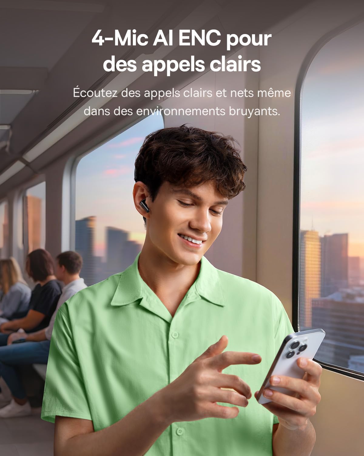 Baseus EP10 NC Earbuds 4-Mic AI ENC for Clear Calls