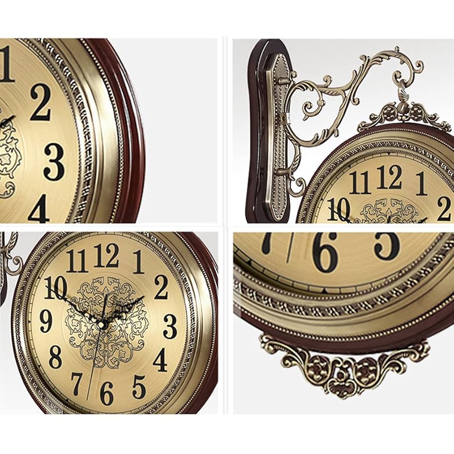 ※maco8※DOUBLE FACE WALL CLOCK Amazon.com: La Crosse Technology 404-2630W 12 Inch Evelyn