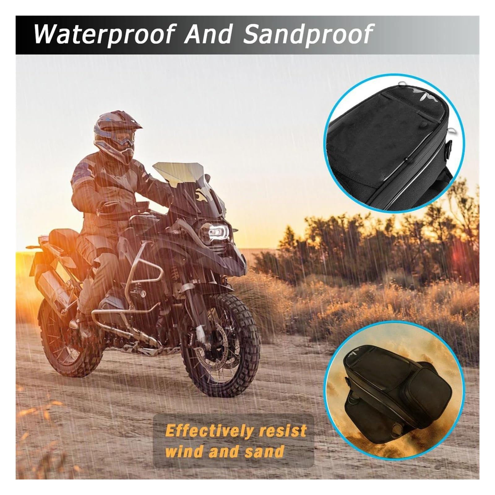 Borse Serbatoio Motociclo Per Ducati Per DIAVEL 1260 1200 Borsa Da Serbatoio Per Moto E Portachiavi Con Cordino(With LOGO)