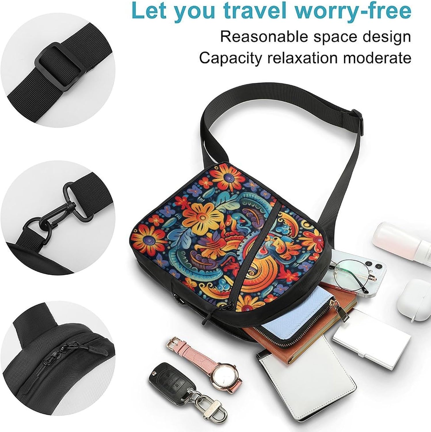 Mexican Chest Bag Waist Pack Crossbody Bags image 3