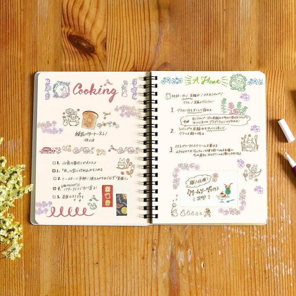 Studio Ghibli Kids Rubber Stamps Set - 12 Cute Stamps/Japanese Stationery Set