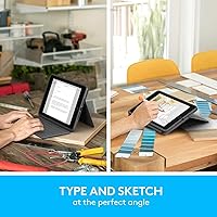Vista 3 de Logitech Rugged Folio - Funda protectora para iPad (7ª, 8ª y 9ª generación) con conector inteligente, soporte, teclado duradero a prueba