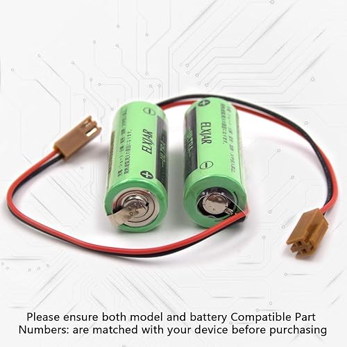 Miniatura 4 de Paquete de 5 baterías de litio no recargables CR17450SE-R de 3V 2200mAh para SANYO A98L-0031-0012 CR17450 FANUC CNC Power Mate iD iH 0i-B 15i-A