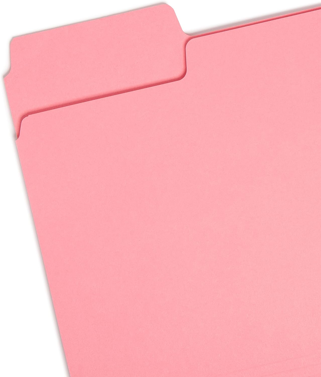 Smead SuperTab File Folder, Oversized 1/3-Cut Tab, Letter Size, Dark Pink, 12 per Pack (11819)