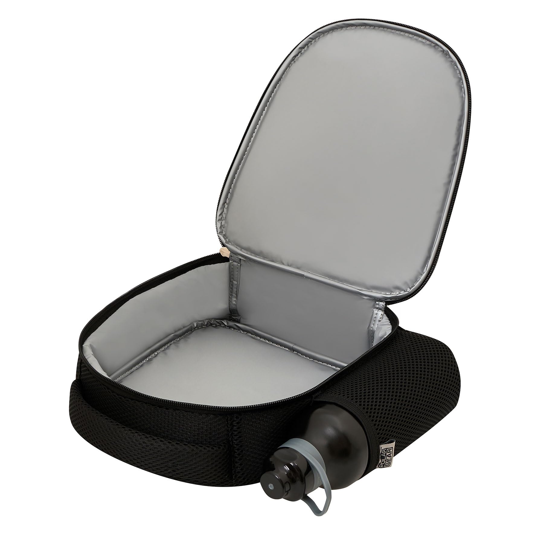 Polar Gear Football Lunch Bag With 400ml Kids Water Bottle - Back To School Supplies - 600D Polyester Insulated Boys Lunch Bag School Water Bottle Combo Set - Football Gifts For Boys - View #2