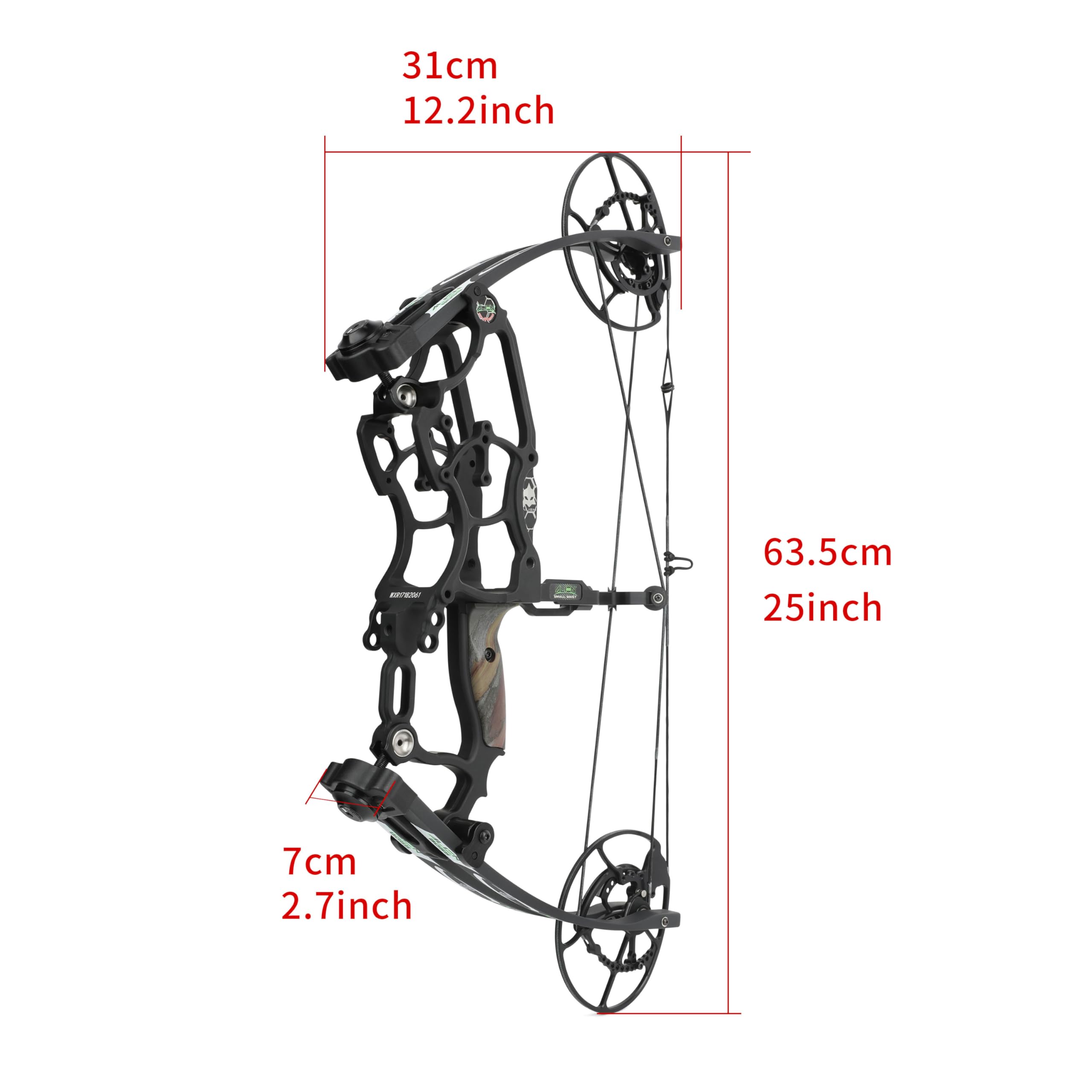 Amazon.co.jp: SHARROW 50～75ポンドコンパウンドボウ 複合弓 20インチ