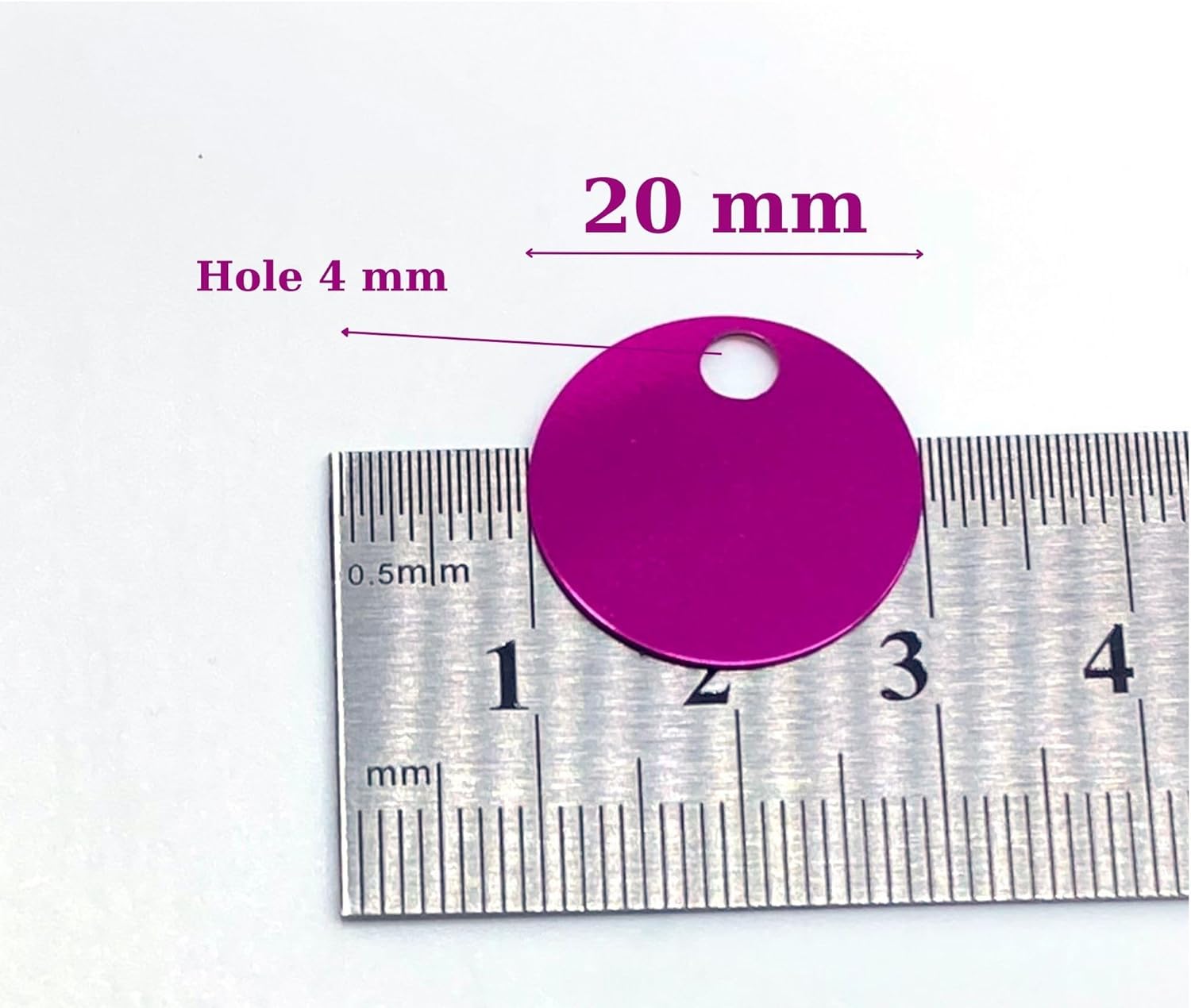 20 mm Flat Round Sequin Paillettes, 285 Pcs 20 mm, Hole 4 mm Mix Color Assortment Acrylic Sequin - 1,76 Ounce (50 Grams) (9 Mixed Color)