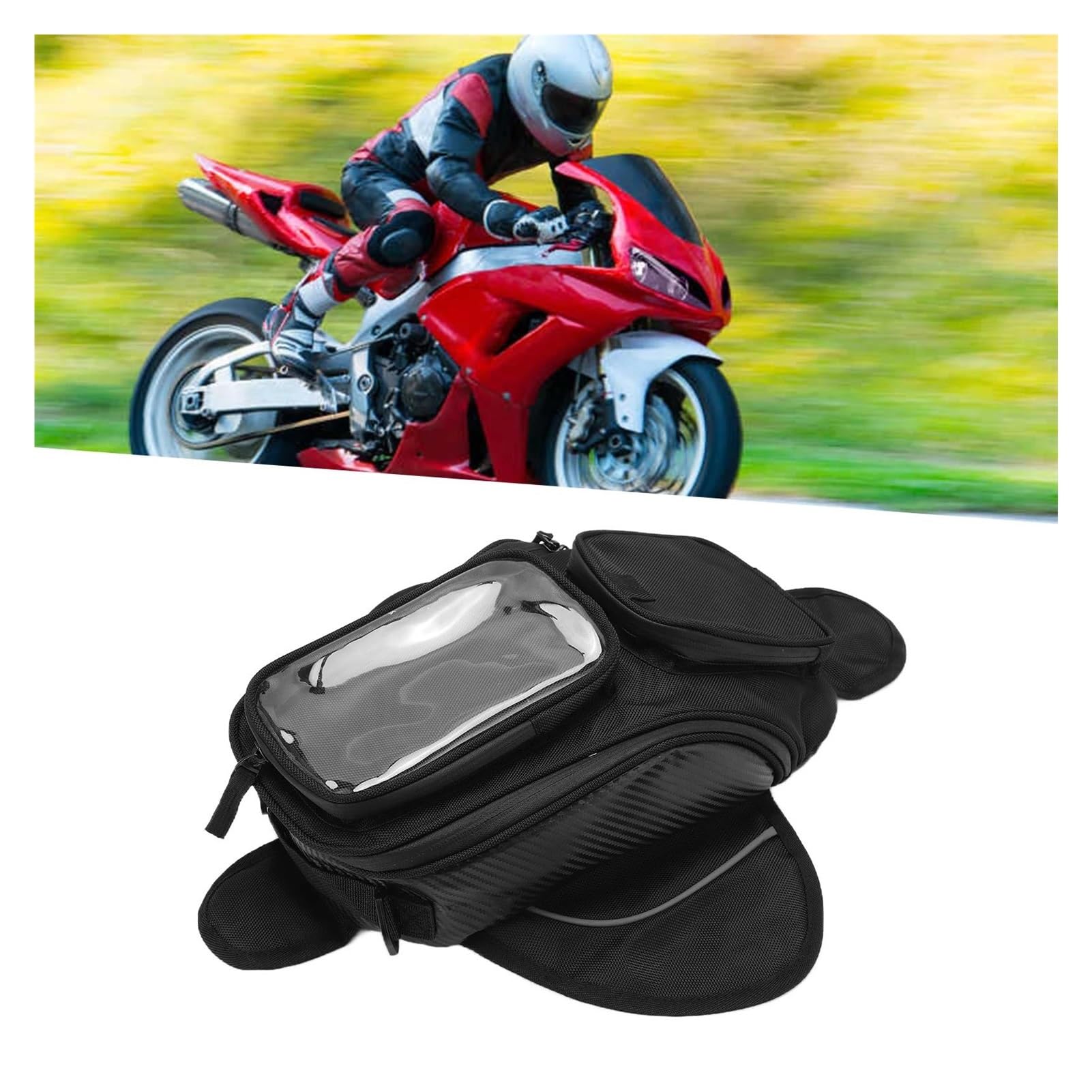 MARCAI Sacoche De Réservoir De Carburant Sac de Moto pour Adventure pour Duke Sacoche Magnétique De Réservoir pour Moto