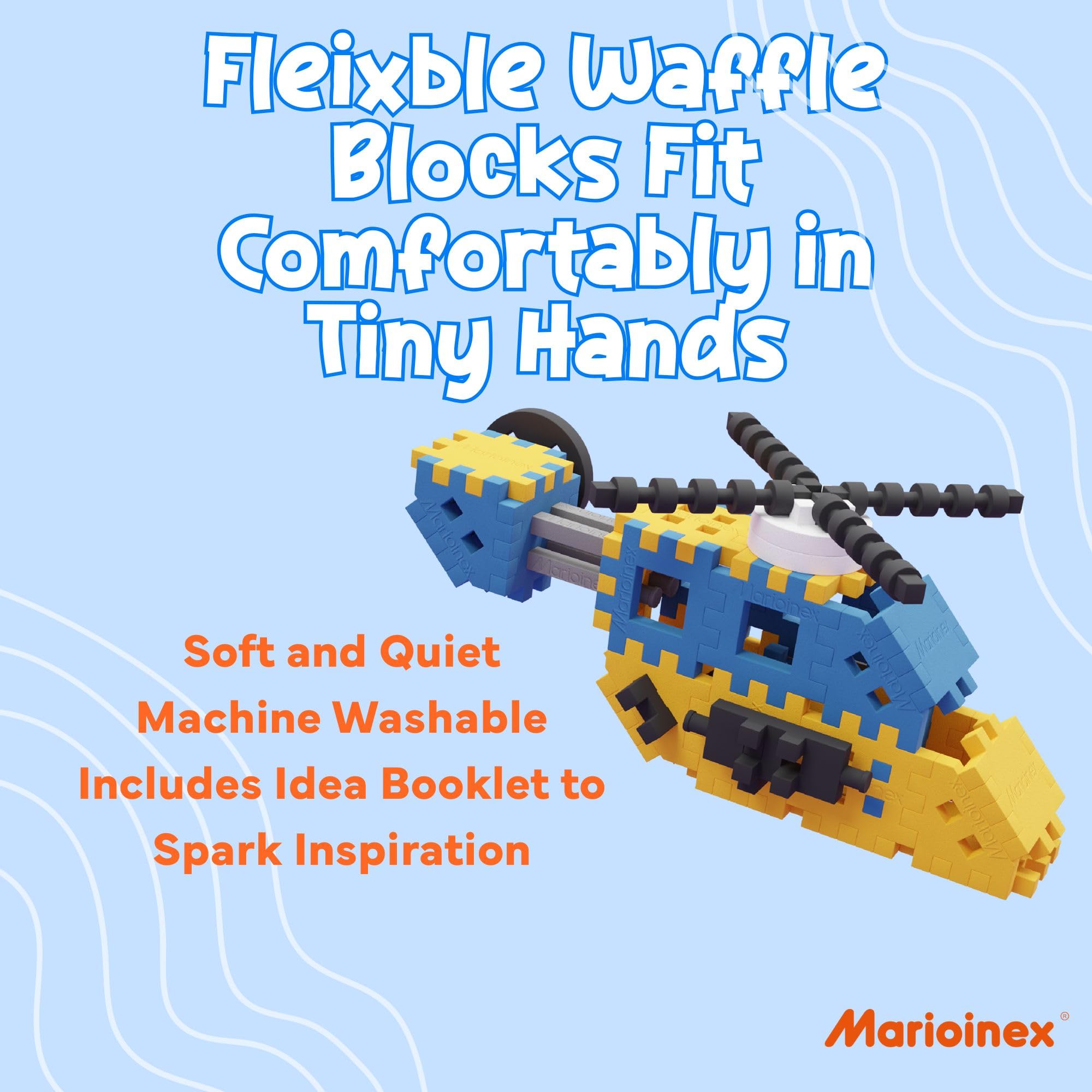 Amazon.com: Marioinex Mini Waffle Blocks Constructor Expert 141 Pc