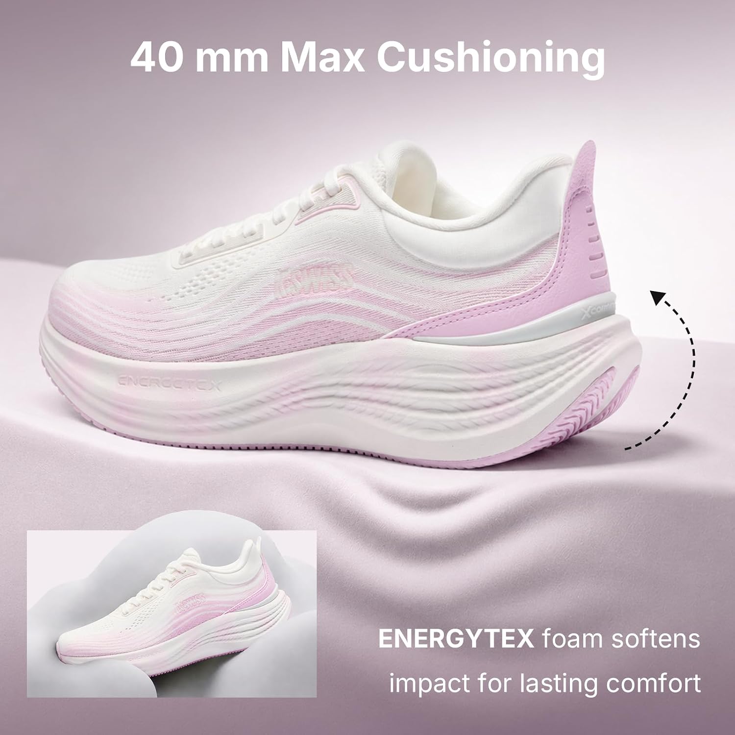 K-Swiss Women's Echo Soft Cushioned Running & Walking Shoe