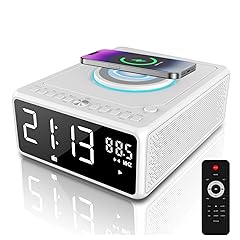 G Keni Elegant CD Player, Alarm Clock Radio with Wireless Charging Station, FM Radio (No AM) G Keni Elegant CD Player, Alarm Clock Radio with Wireless Charging Station, FM Radio (No AM) review