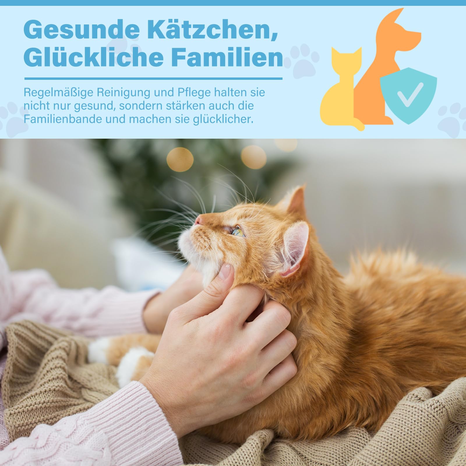 Crema per Acne Felina, Set di Cura per il Mento del Gatto - Rimuove Delicatamente i Punti Neri del Mento del Gatto, Dotato di Spazzola per la Pulizia dell'Acne Felina, Cura la Morbidezza e la