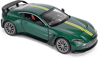 Aston Martin Vantage V12 1:24 Scale Die-Cast Model Car - Green | Detailed Collectors Edition Diecast | Produit sous licence officielle