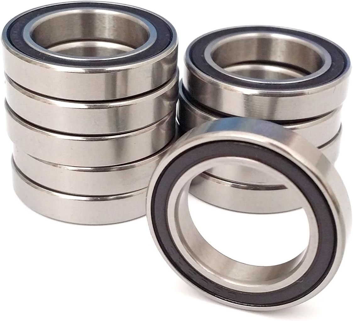 10pcs Bearing 6803 6803-2RS 17x26x5 6803RS MOCHU Shielded Mini Deep Groove Ball Bearings, Single Row