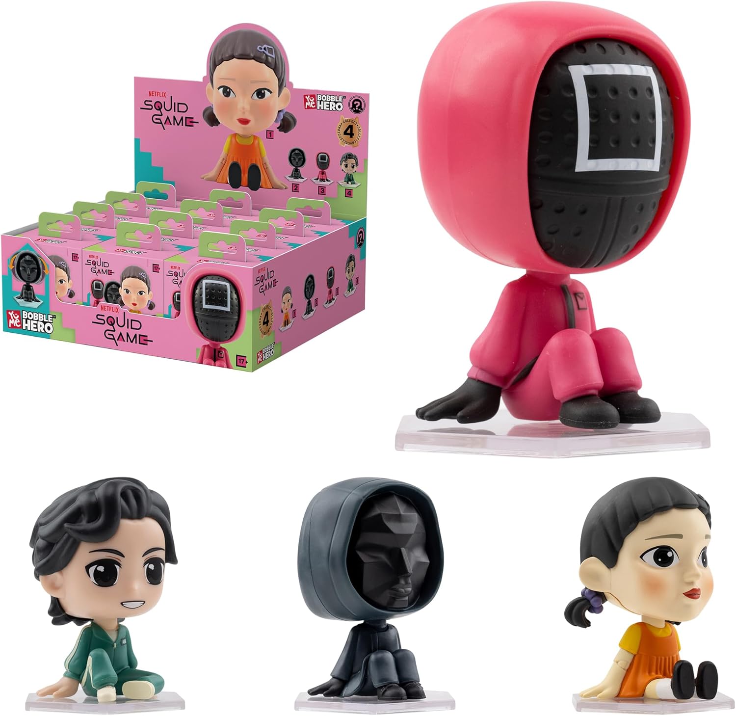 YuMe Squid Game Bobble Hero Blind Box - PDQ (12 Units)